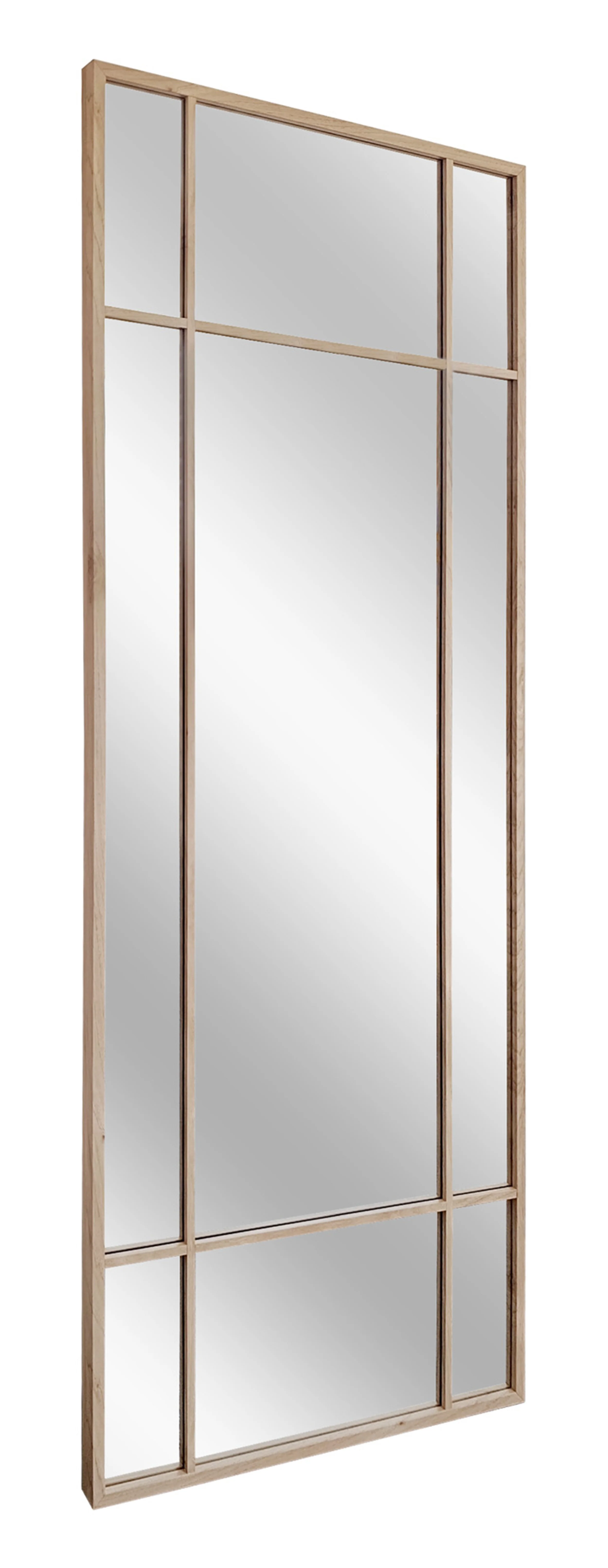 Lustro wiszące w ramie Conny 150x60 cm dębowe - Image 4