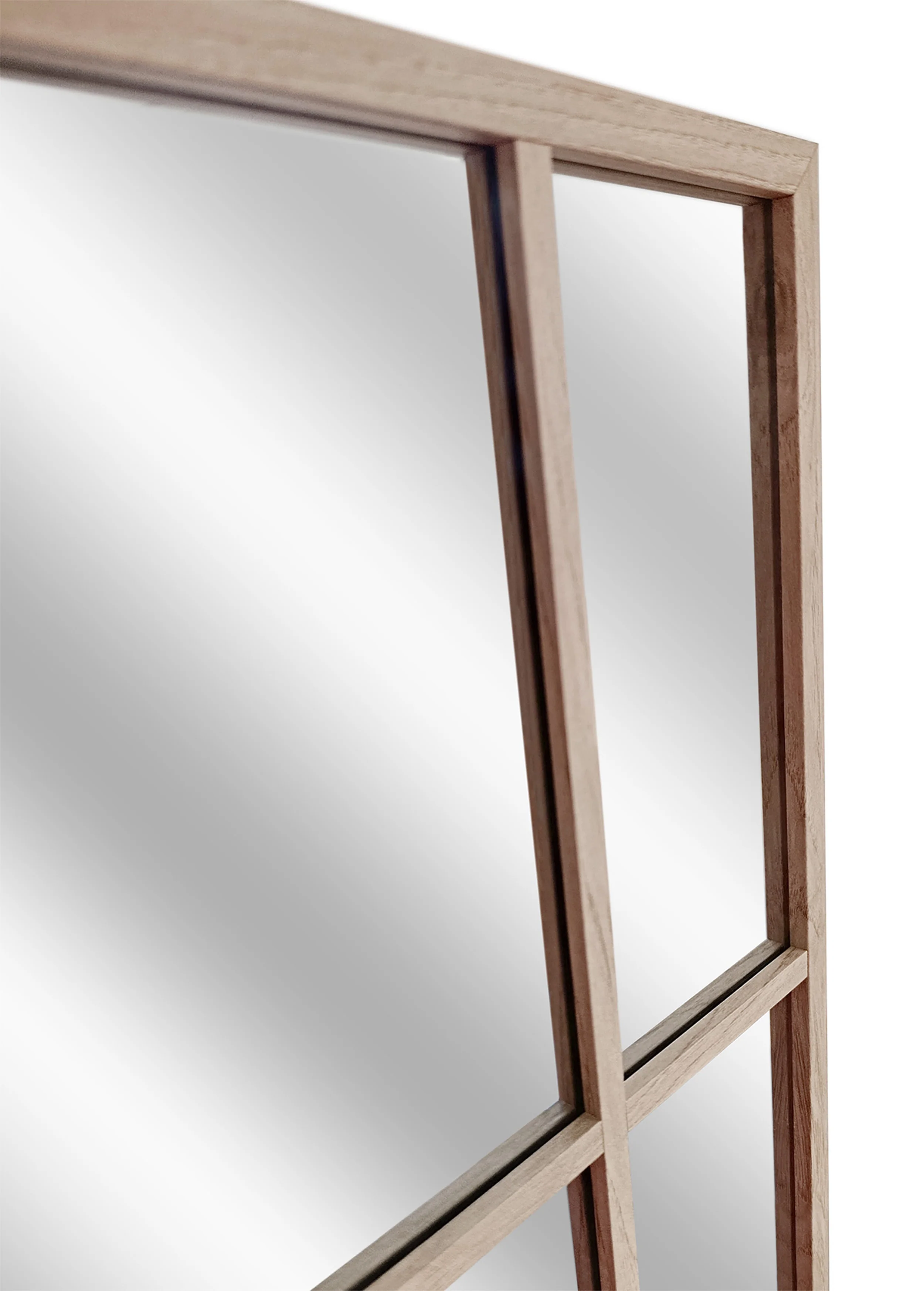 Lustro wiszące w ramie Conny 150x60 cm dębowe - Image 5