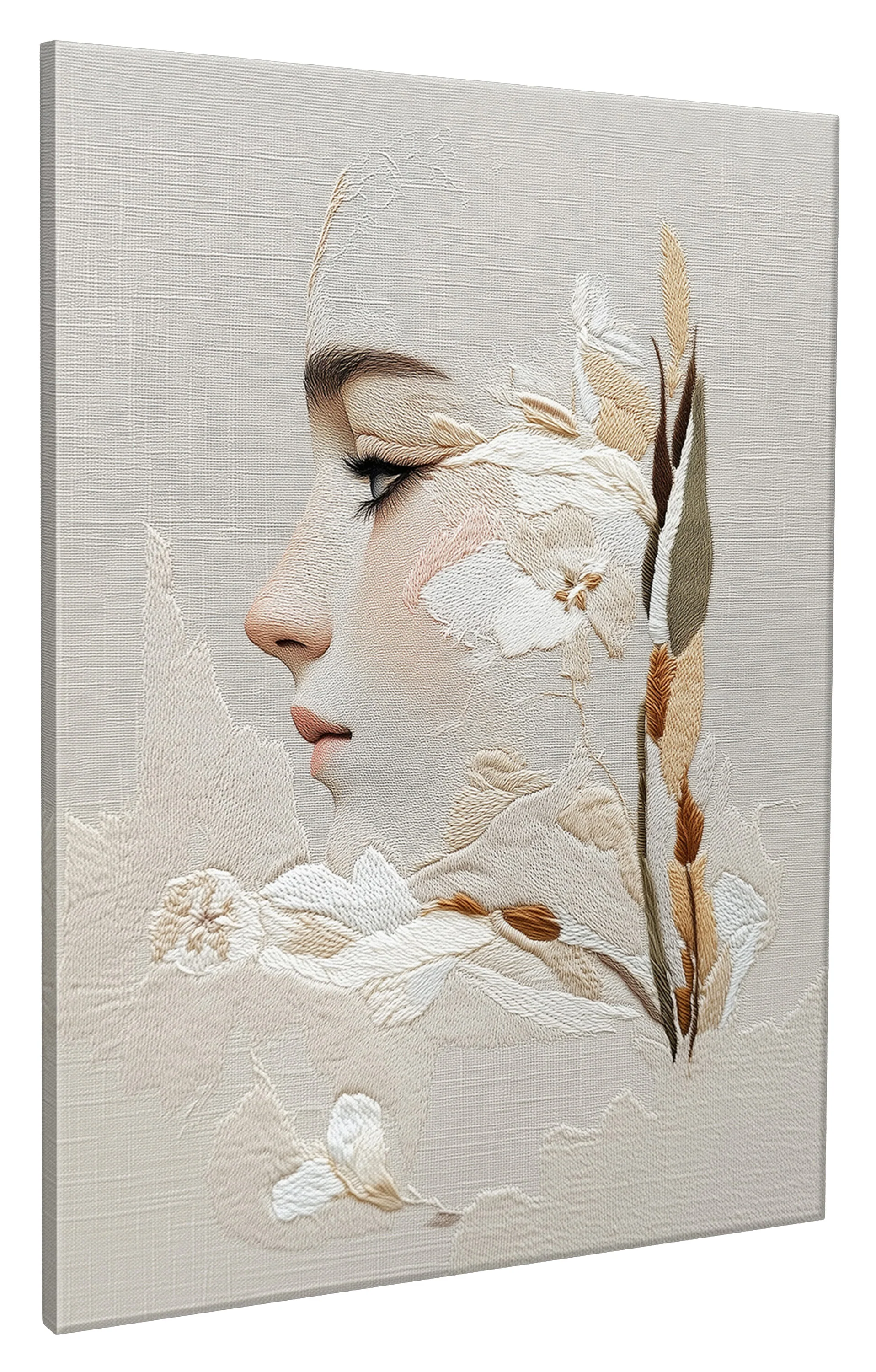 Obraz na płótnie z elementami 3D Stiched Bloom 80x60 cm - Image 4