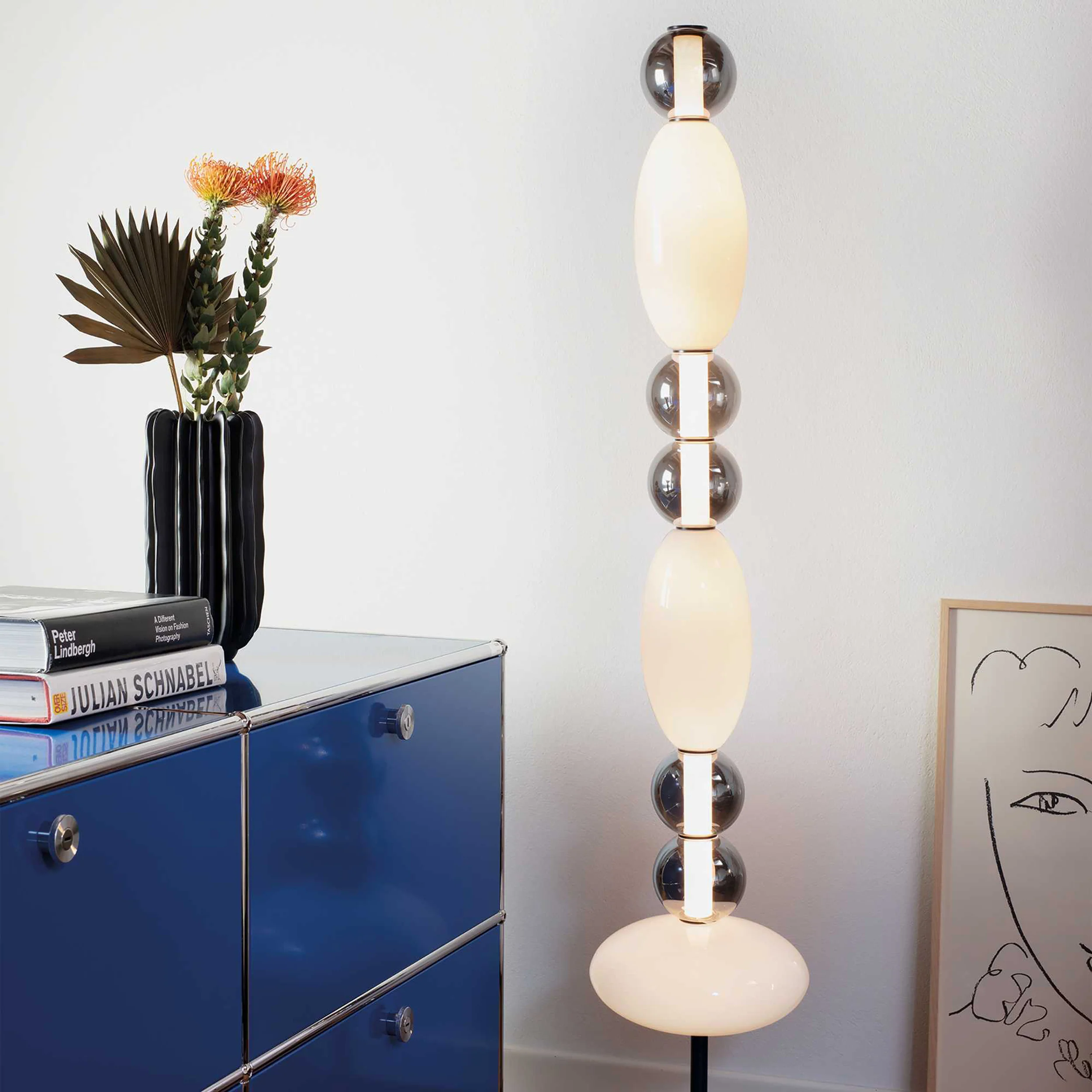 Lampa podłogowa LED Lumiere czarna - Image 2
