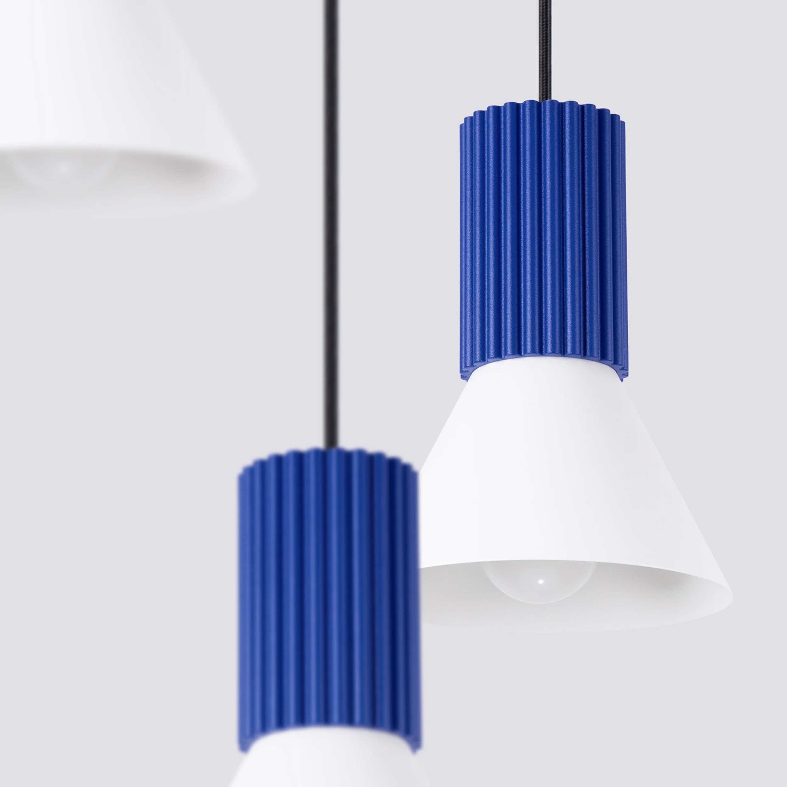 Lampa wisząca Estria x3 biała/ultramaryna - Image 11