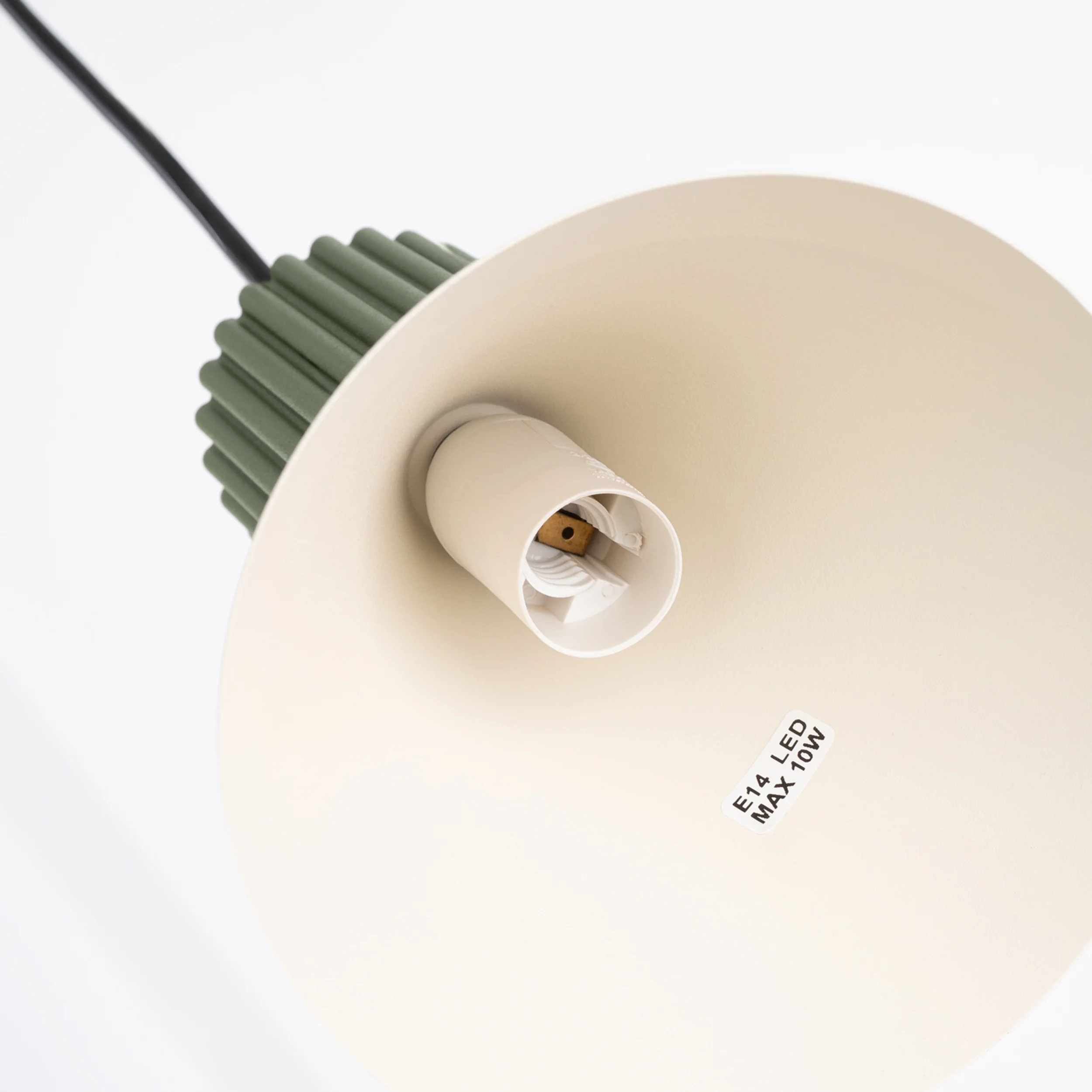 Lampa wisząca Estria x1 beżowa/zielona oliwka - Image 8