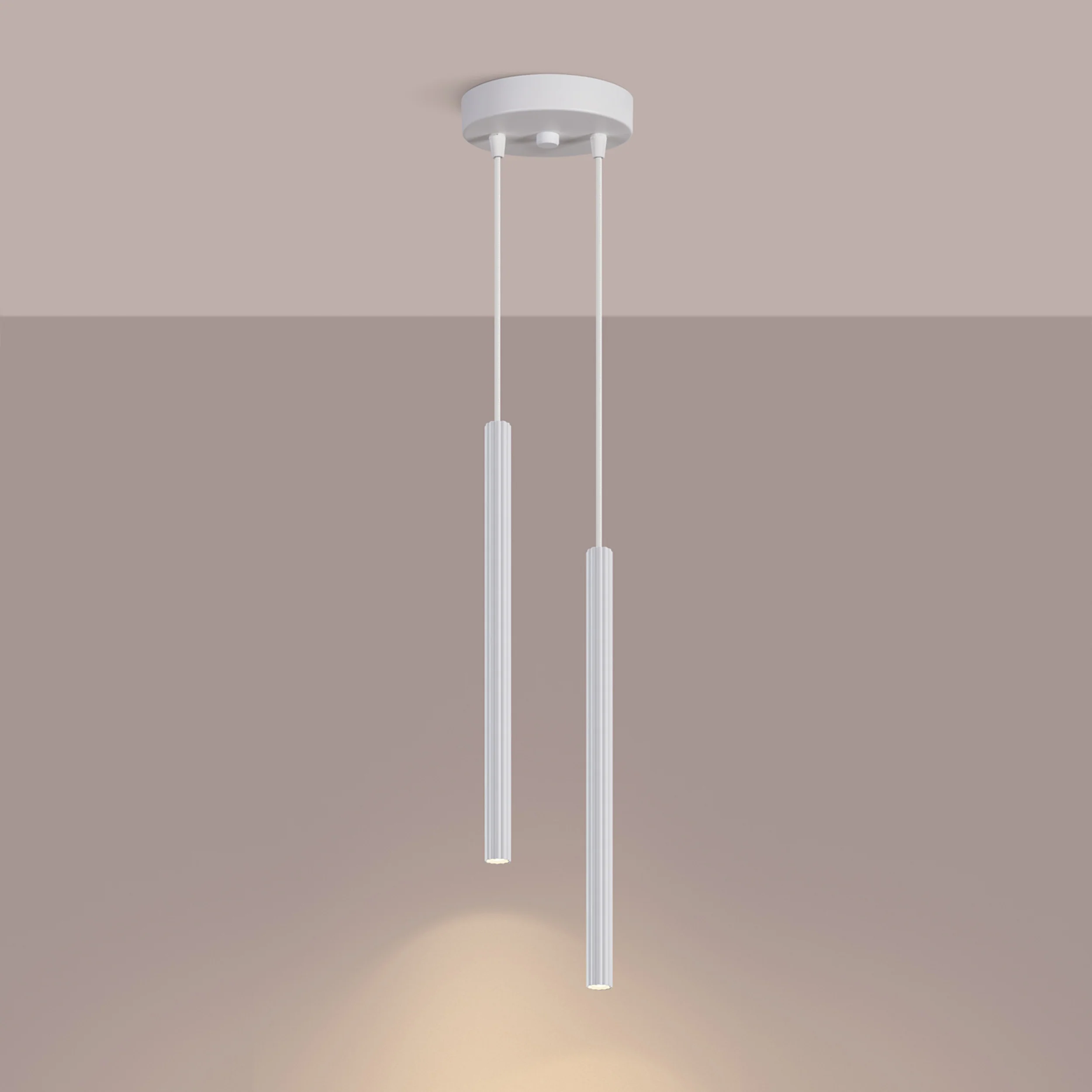 Lampa wisząca Arche x2 biała - Image 2