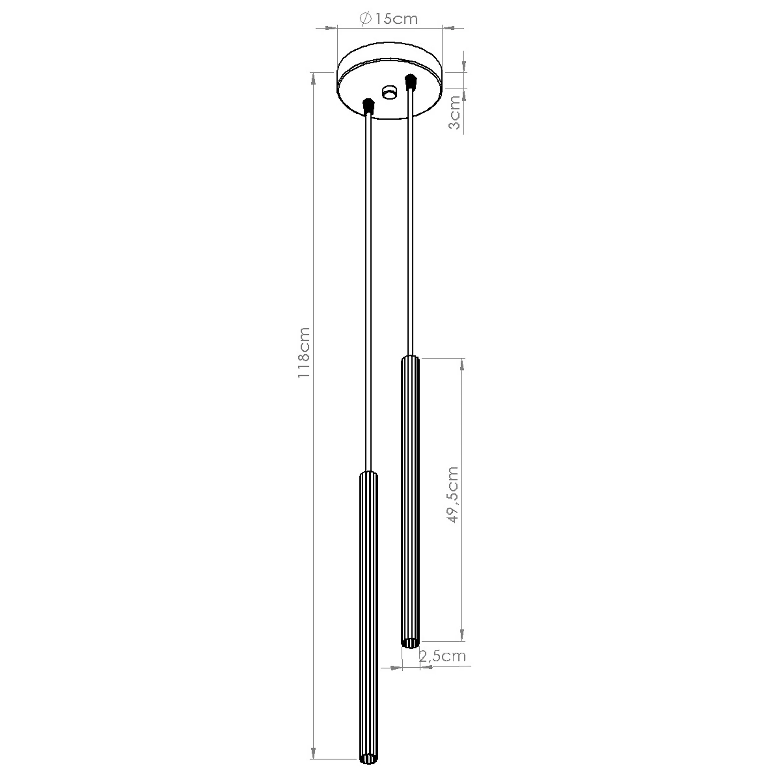 Lampa wisząca Arche x2 biała - Image 7