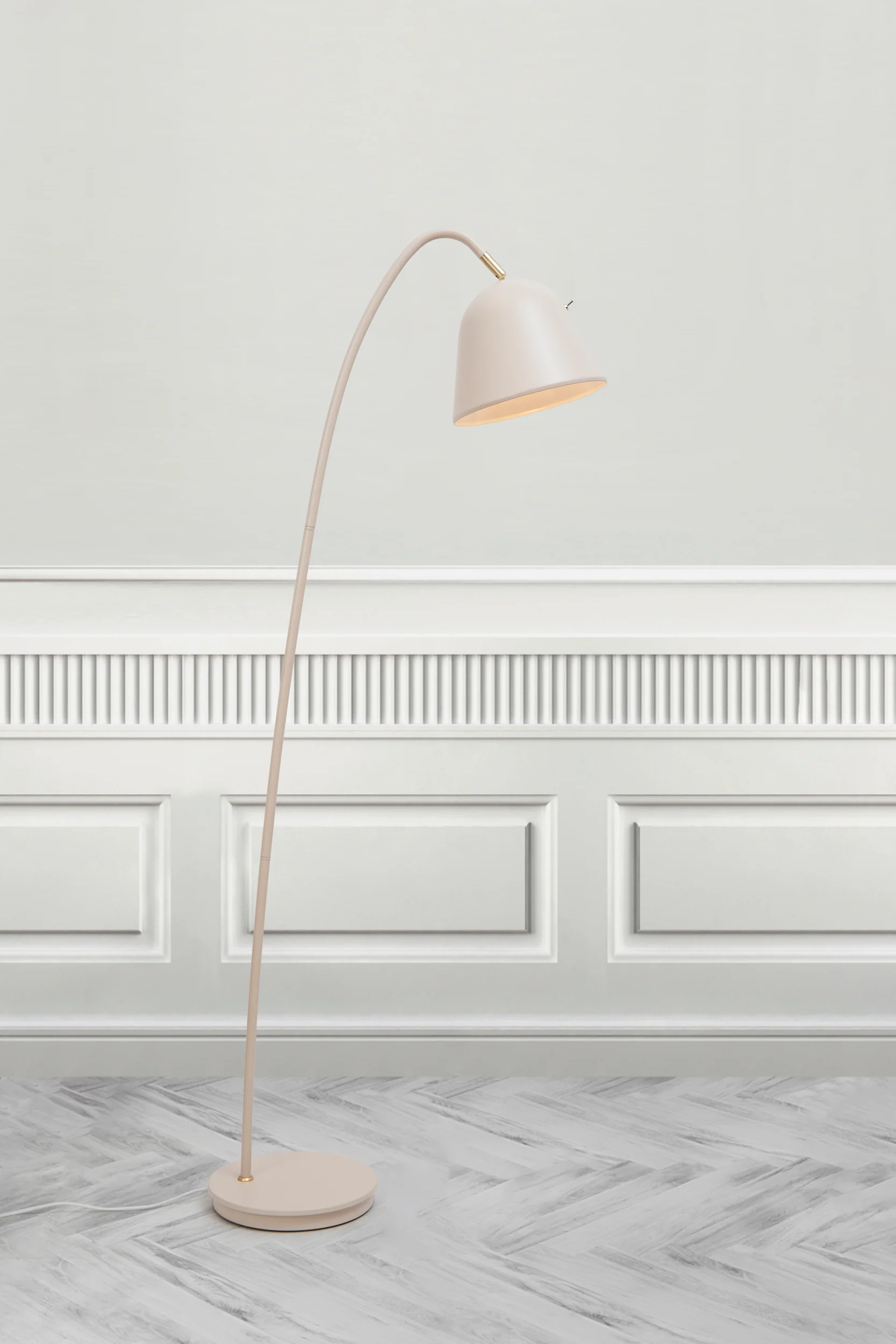 Lampa podłogowa Fleur beżowa - Image 4