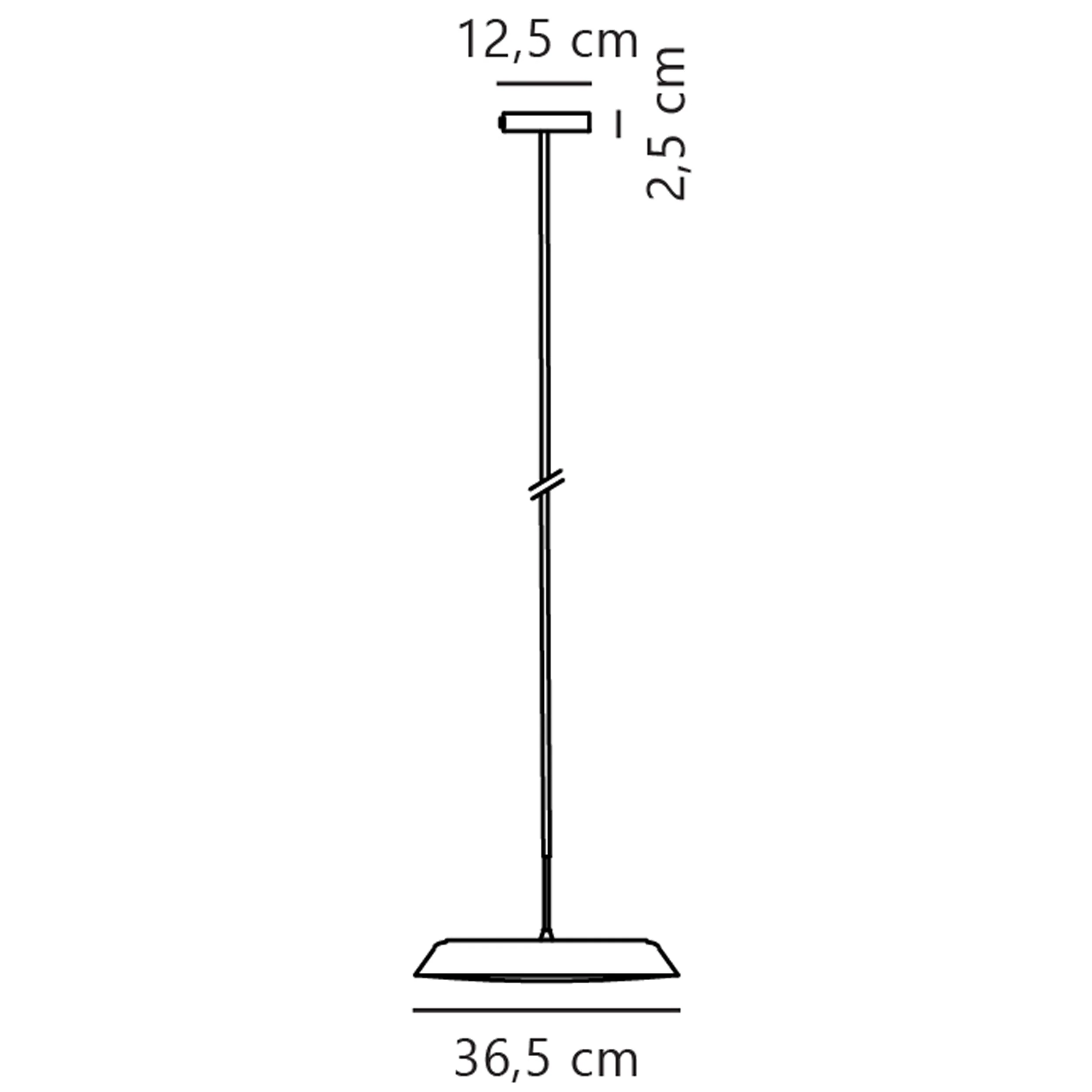 Lampa wisząca Piso LED biała z funkcją ściemniania i regulacją światła 2200k-2700k - Image 7