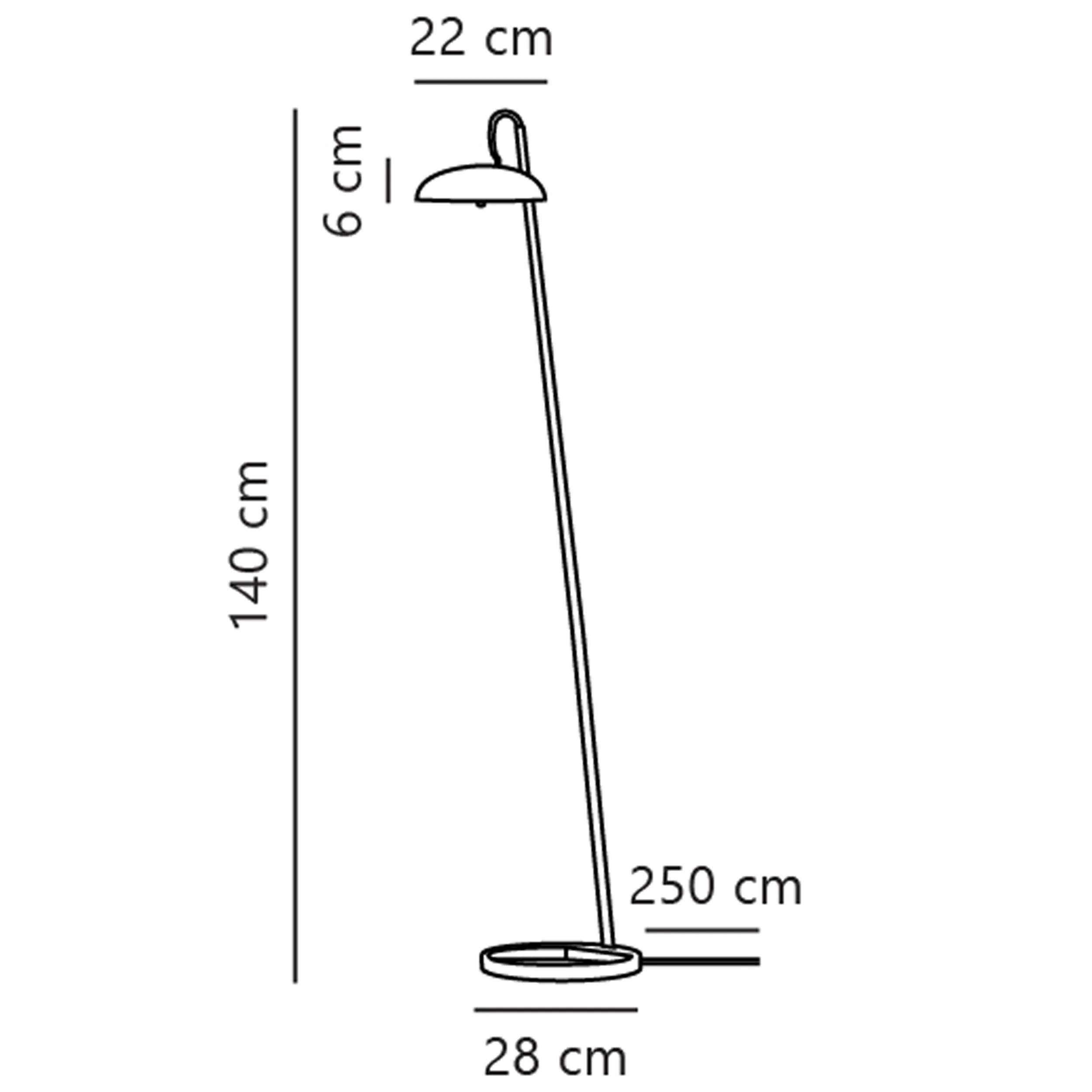 Lampa podłogowa Versale czarna - Image 4