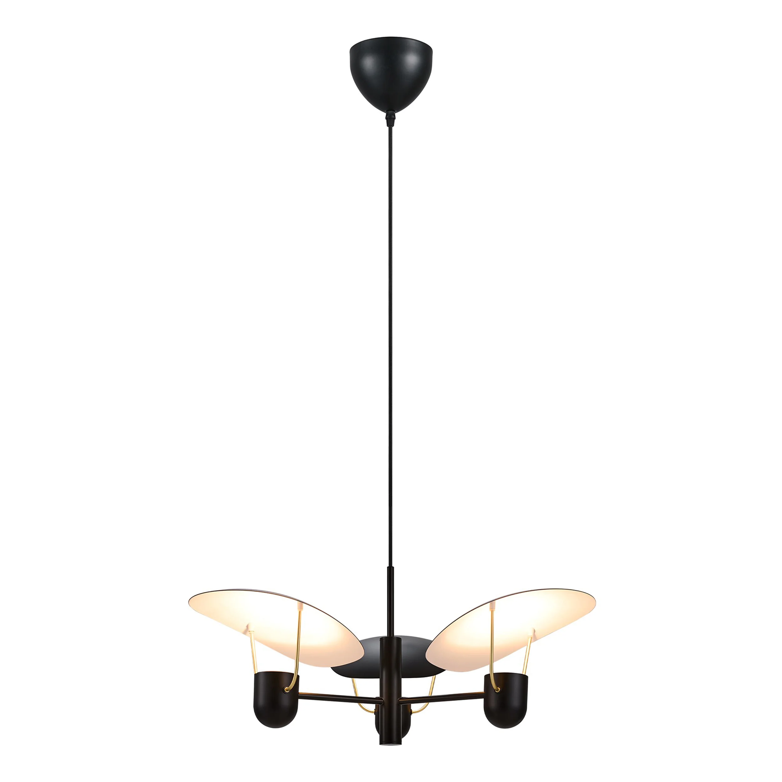 Lampa wisząca Fabiola x2 czarna - Image 2