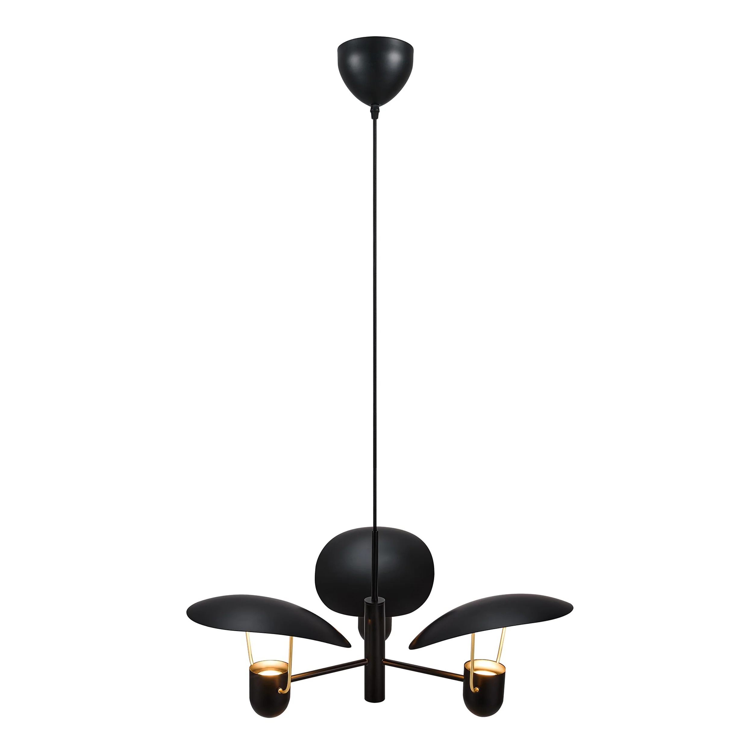 Lampa wisząca Fabiola x2 czarna - Image 3