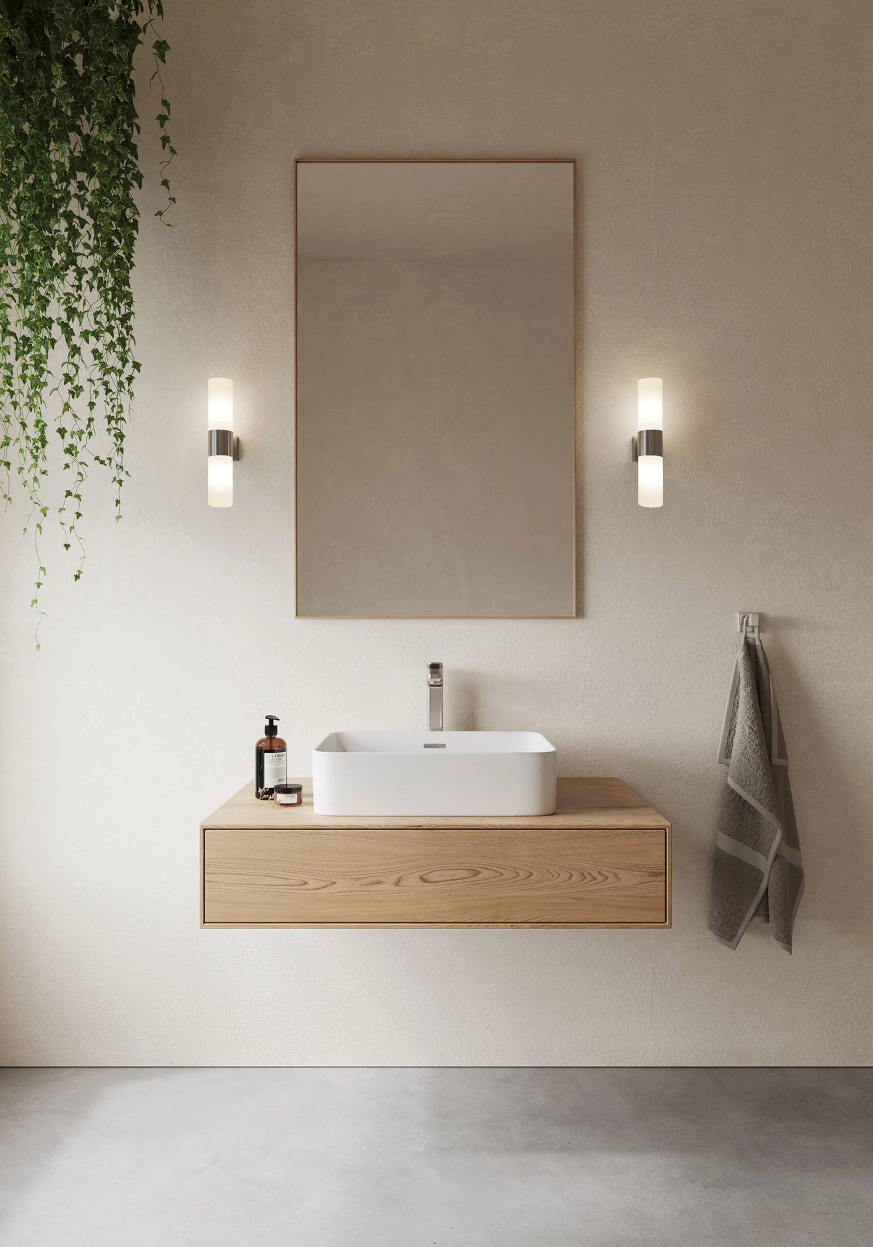 Kinkiet Tangens x2 stalowy IP44 - Image 2