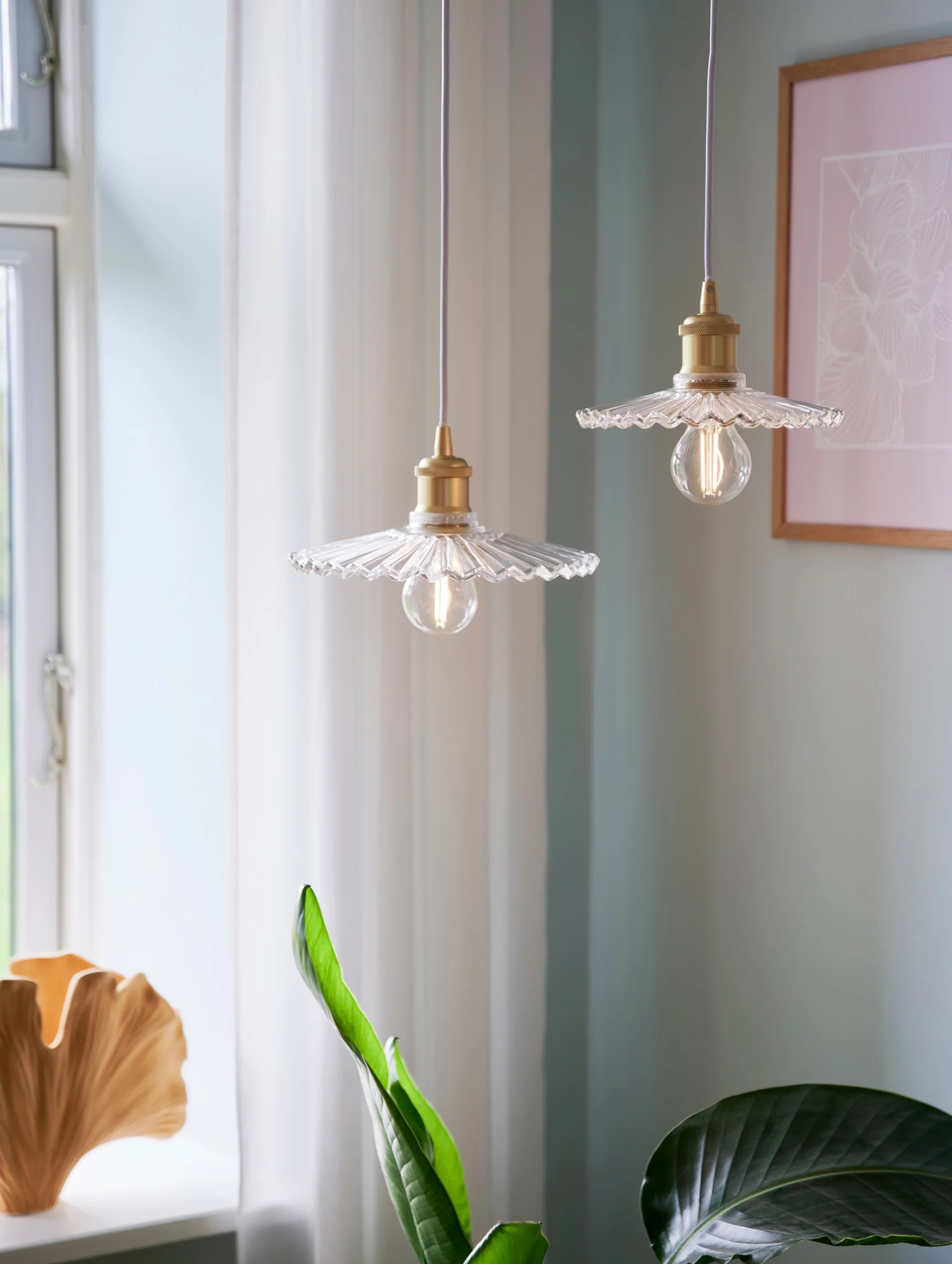 Lampa wisząca Torina złota transparentna - Image 5