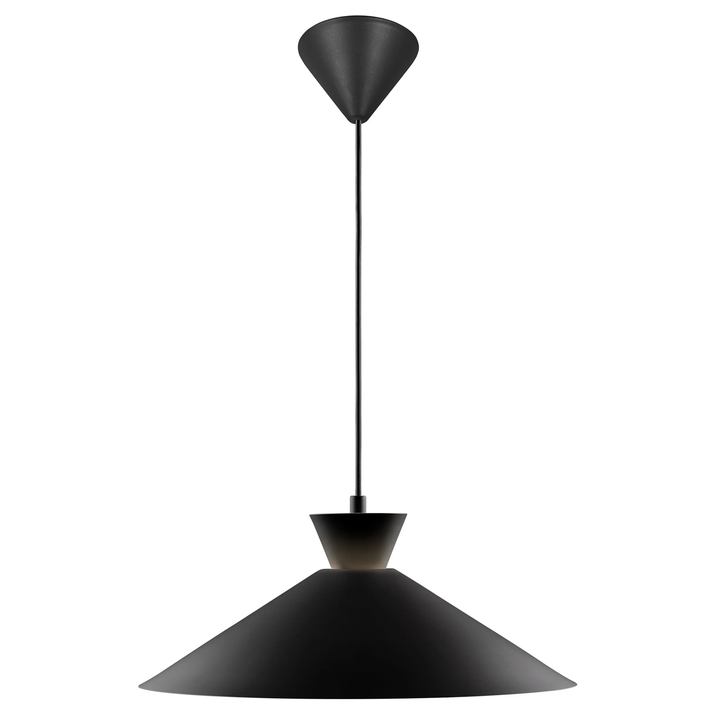 Lampa wisząca Dial 45 cm czarna