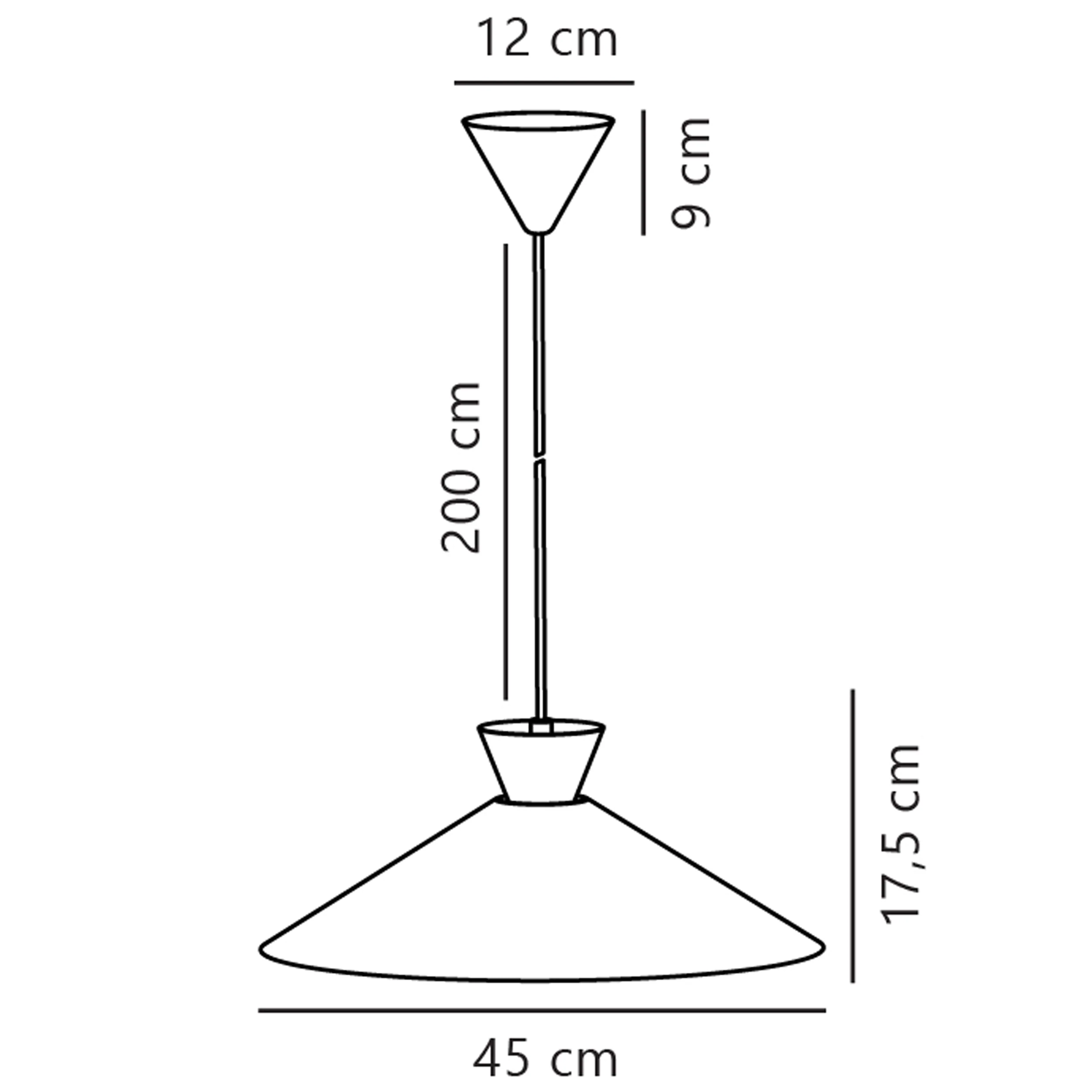 Lampa wisząca Dial 45 cm czarna - Image 6