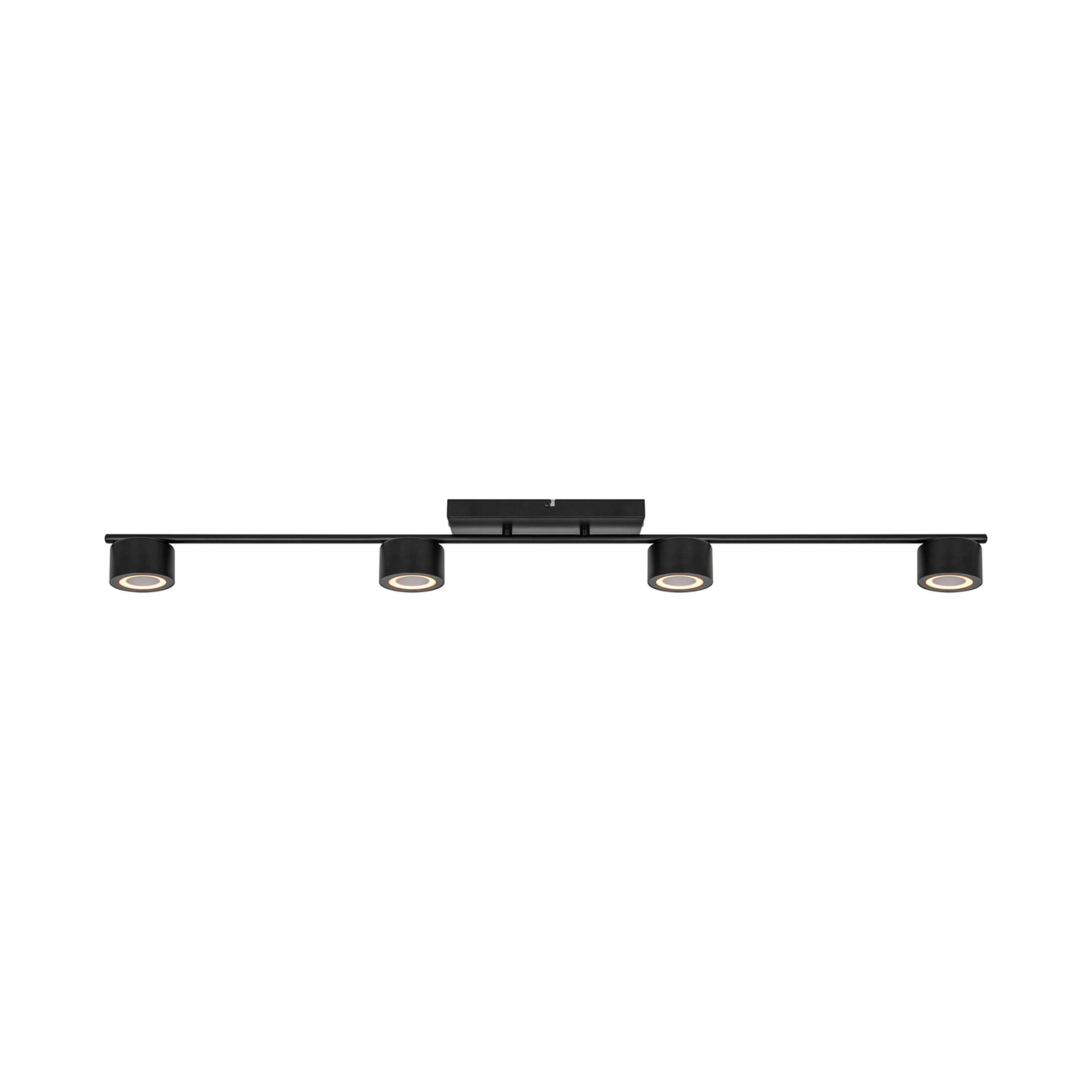 Plafon Clyde LED x4 czarny z funkcją ściemniania - Image 2