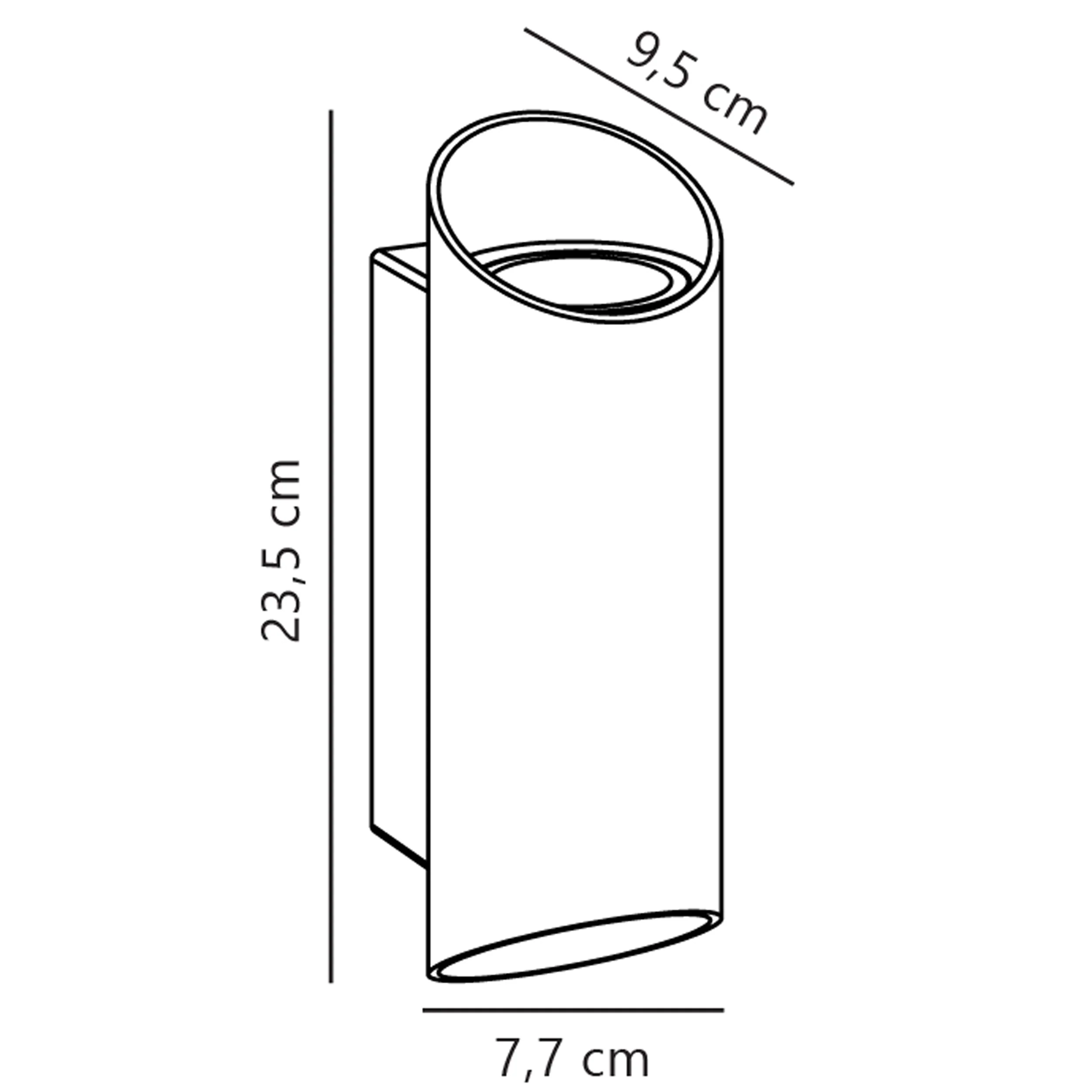 Kinkiet zewnętrzny Nico Round x2 rdzawy IP54 - Image 6