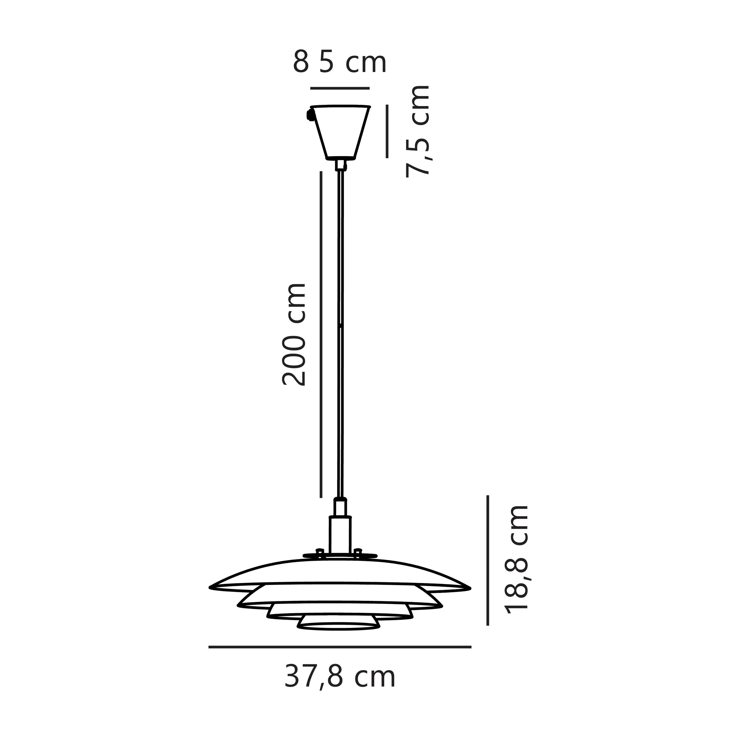 Lampa wisząca Bretagne miedziana - Image 5