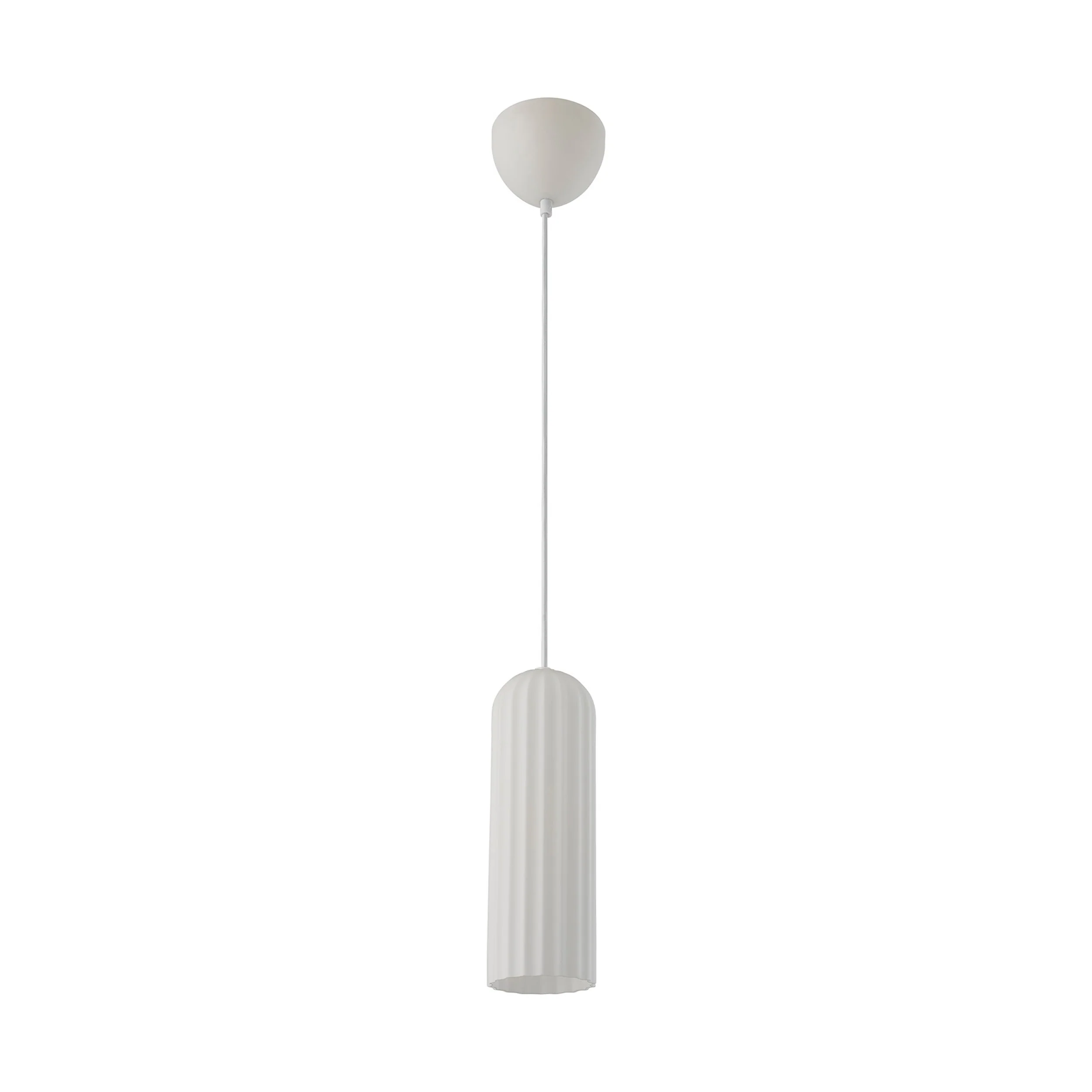 Lampa wisząca Miella biała ryflowana - Image 2