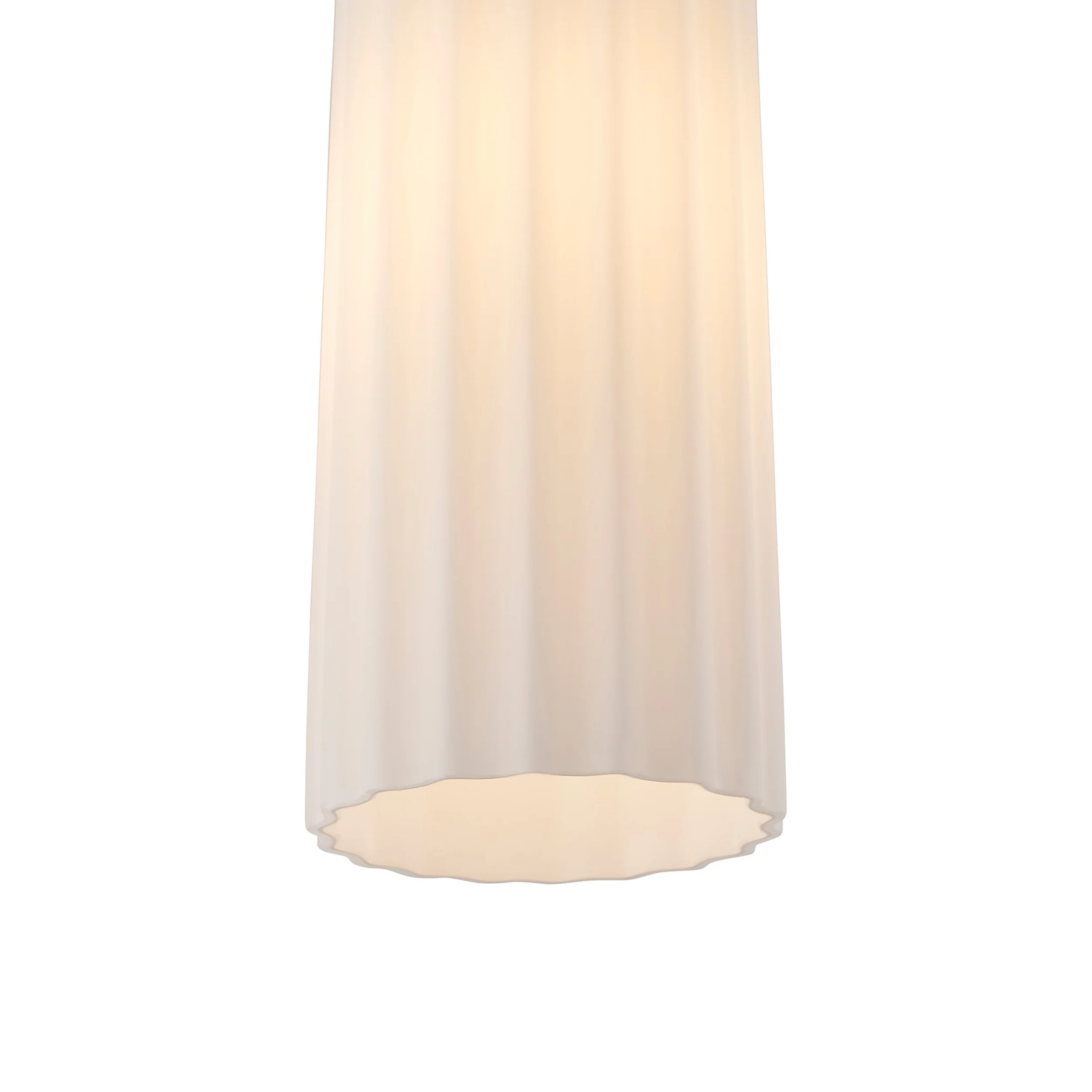 Lampa wisząca Miella biała ryflowana - Image 3