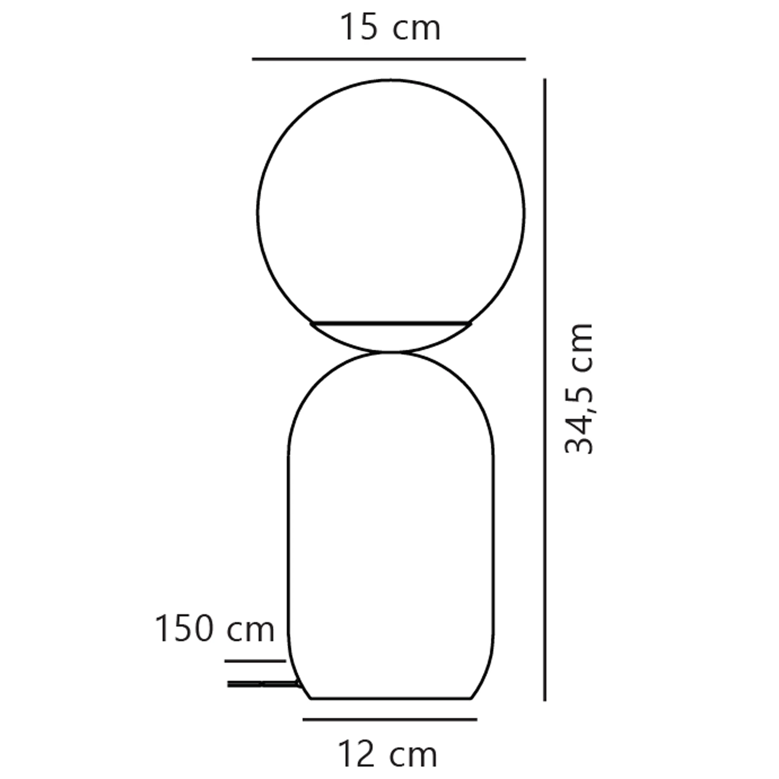 Lampa stołowa Notti szałwiowy - Image 3