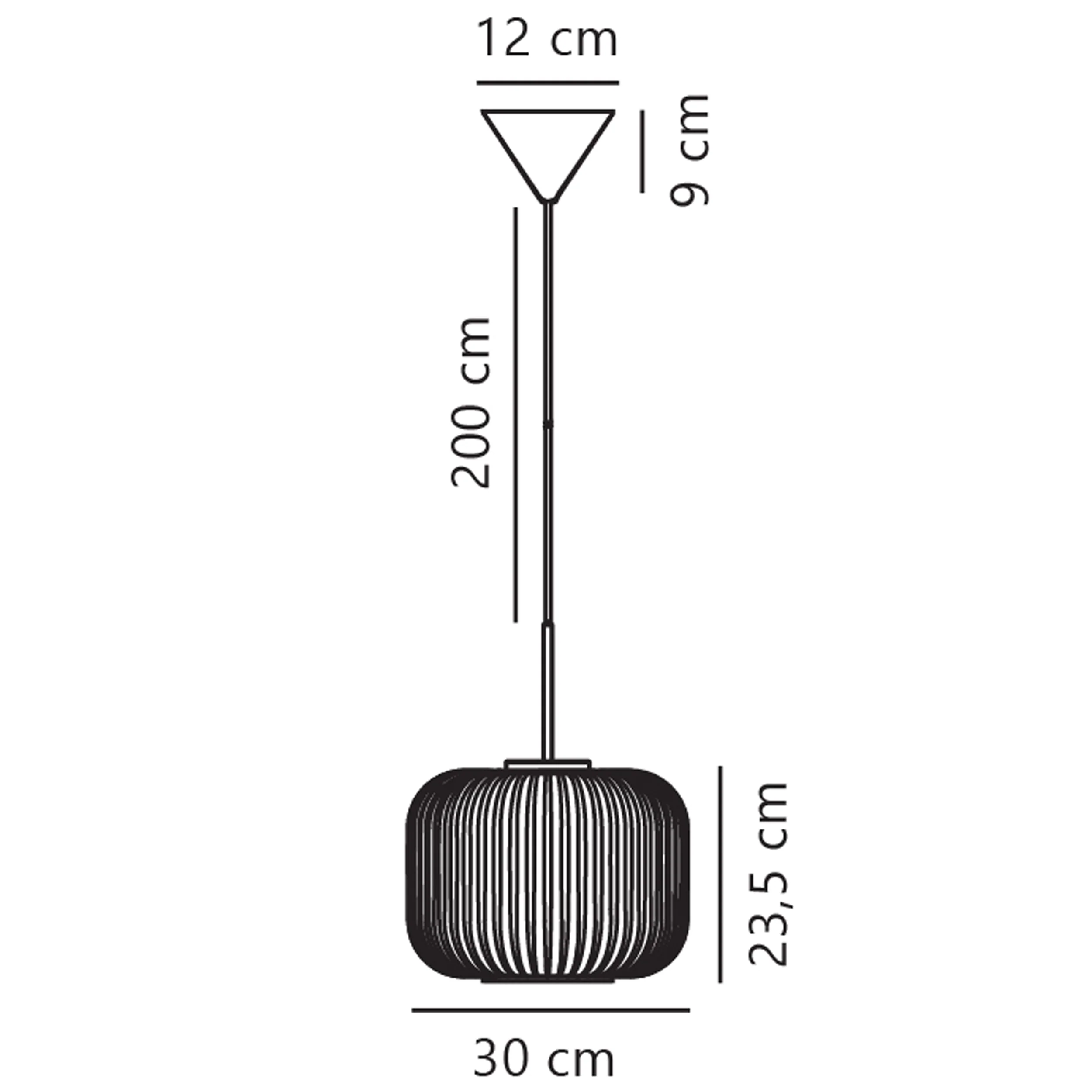 Lampa wisząca Milford beżowa - Image 4