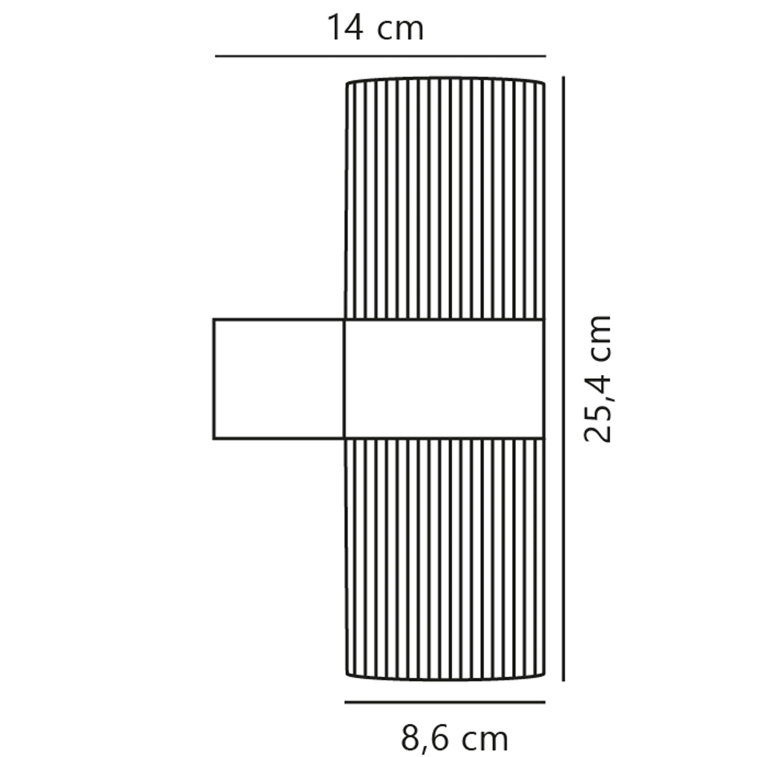 Kinkiet zewnętrzny Kyklop Ripple czarny IP54 - Image 5