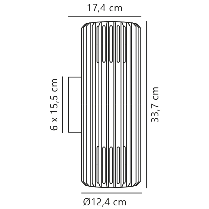 Kinkiet zewnętrzny Aludra x2 brązowy IP54 - Image 6