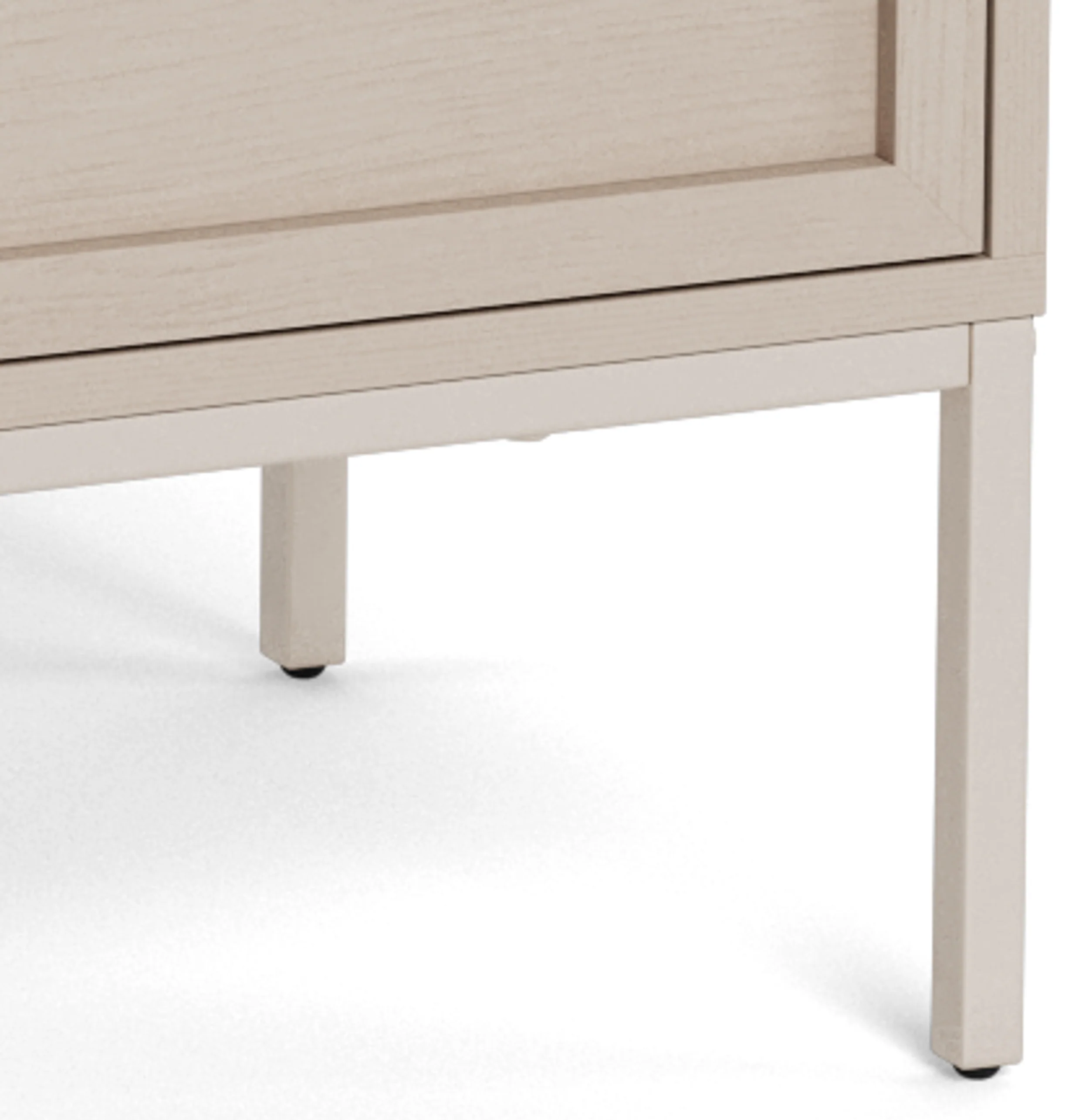 Komoda Palmdale z trzema szufladami 80 cm dąb bielony - Image 10