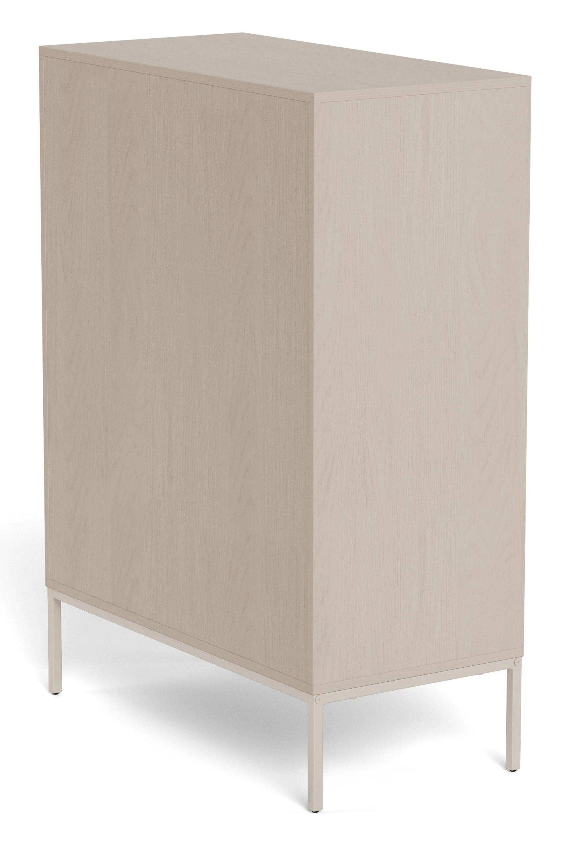Komoda Palmdale z trzema szufladami 80 cm dąb bielony - Image 6
