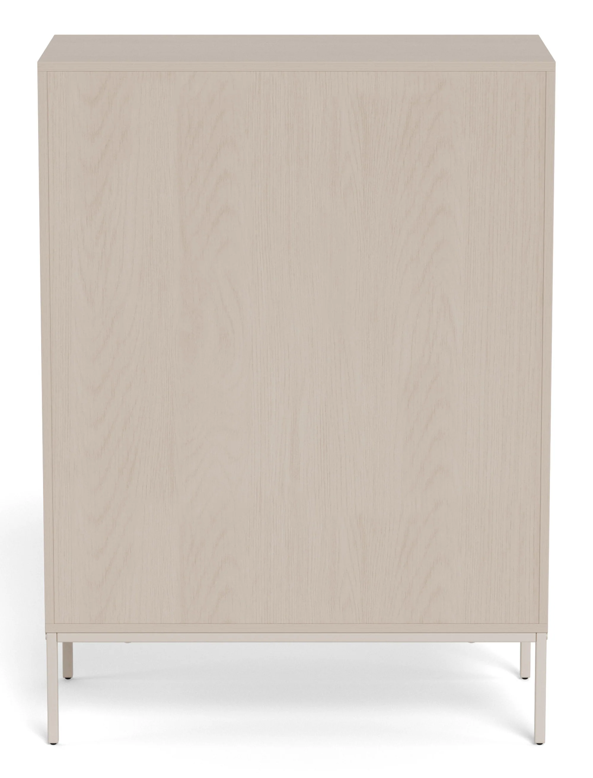 Komoda Palmdale z trzema szufladami 80 cm dąb bielony - Image 7