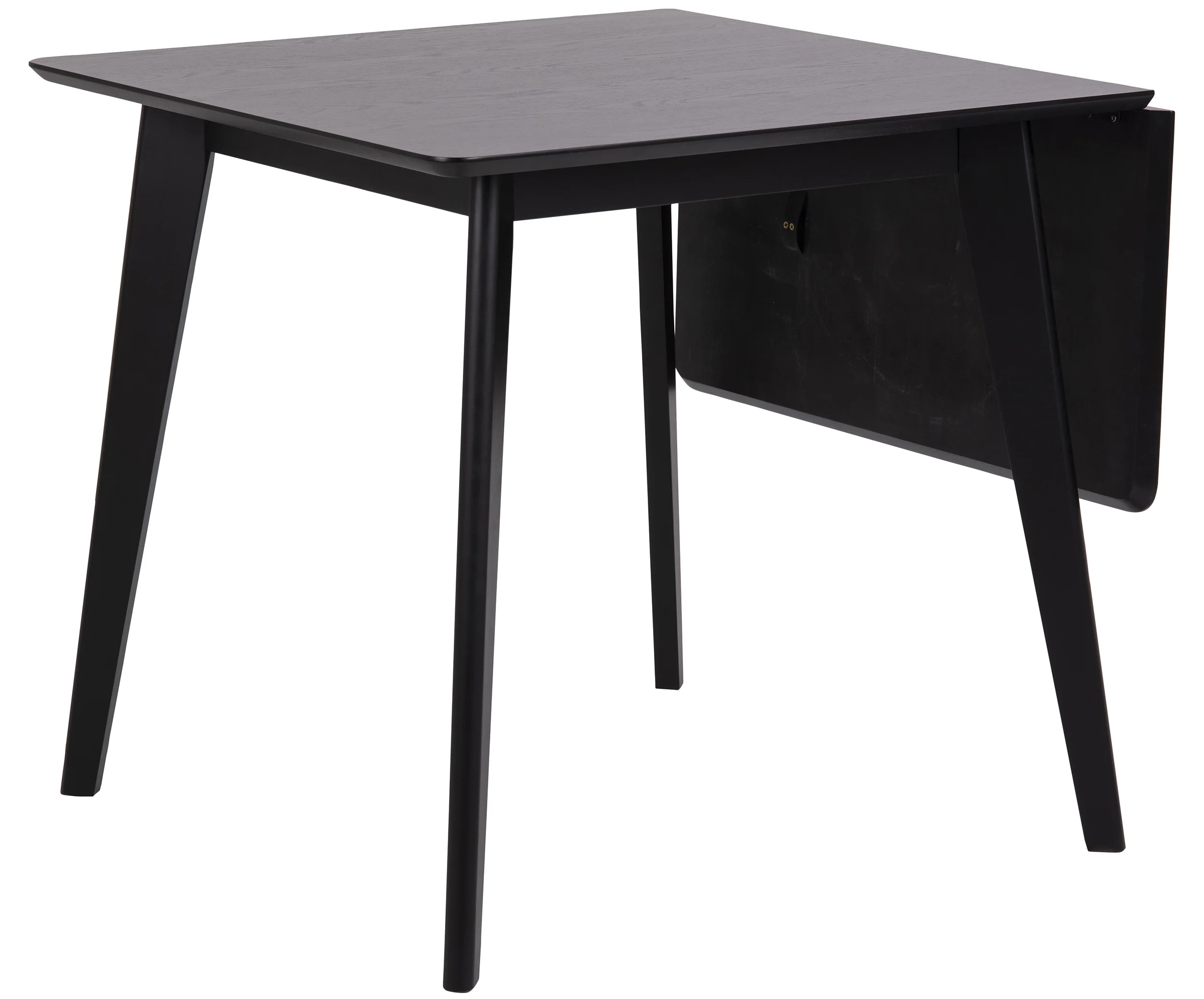 Stół do jadalni rozkładany Gemirro 80-120x80 cm dąb czarny fornir - Image 6