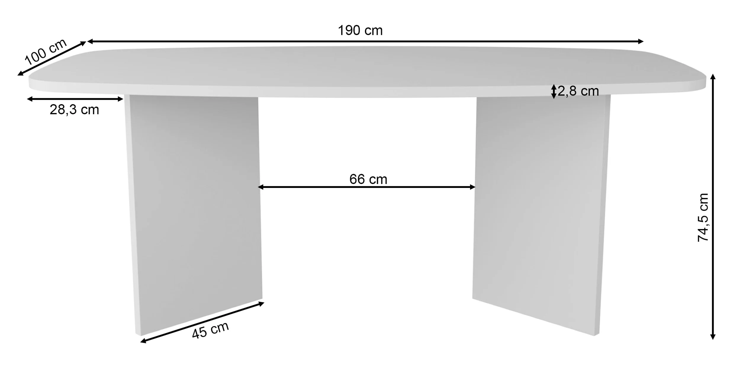 Stół do jadalni Piano 190 cm jesion prestige czarny - Image 10