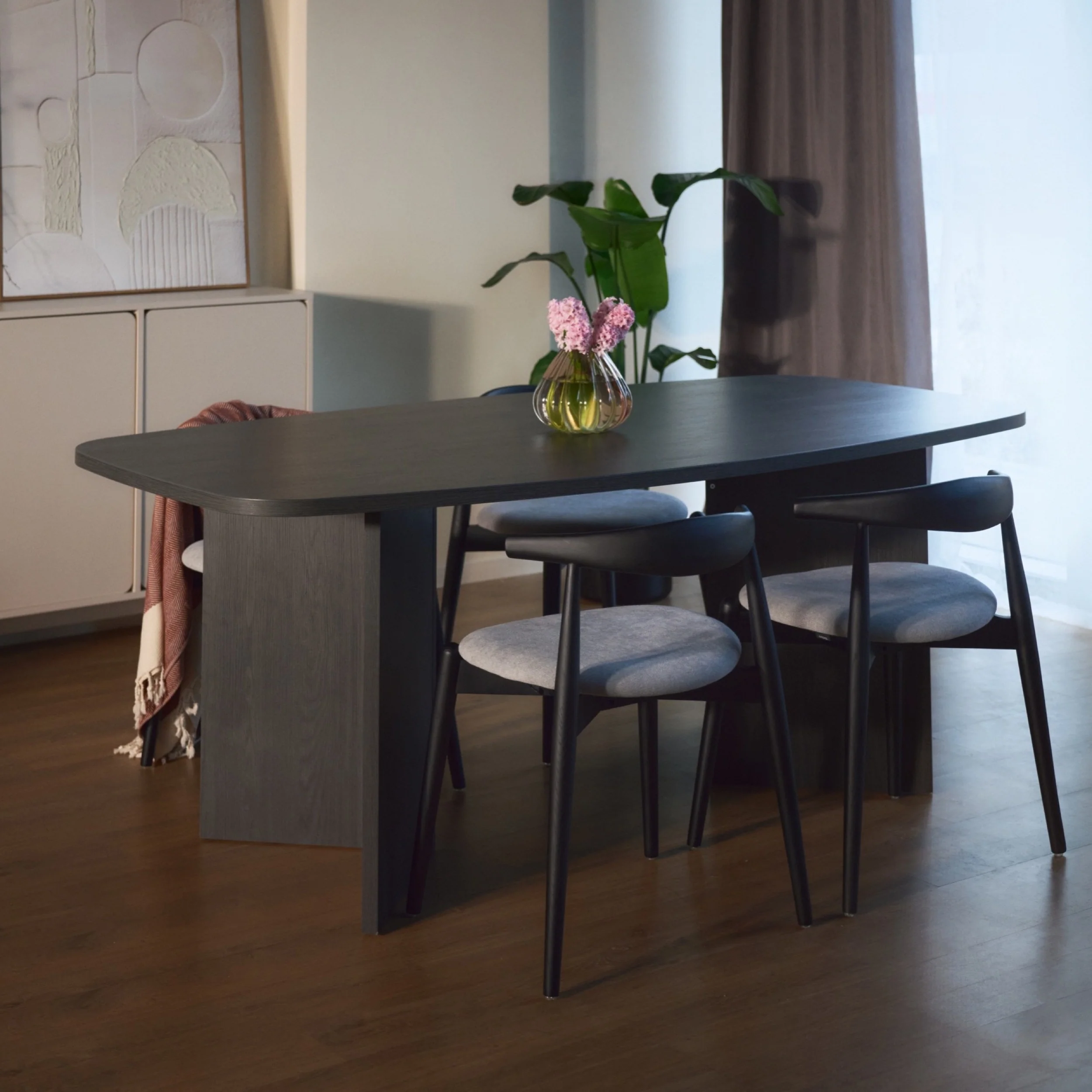 Stół do jadalni Piano 190 cm jesion prestige czarny - Image 2