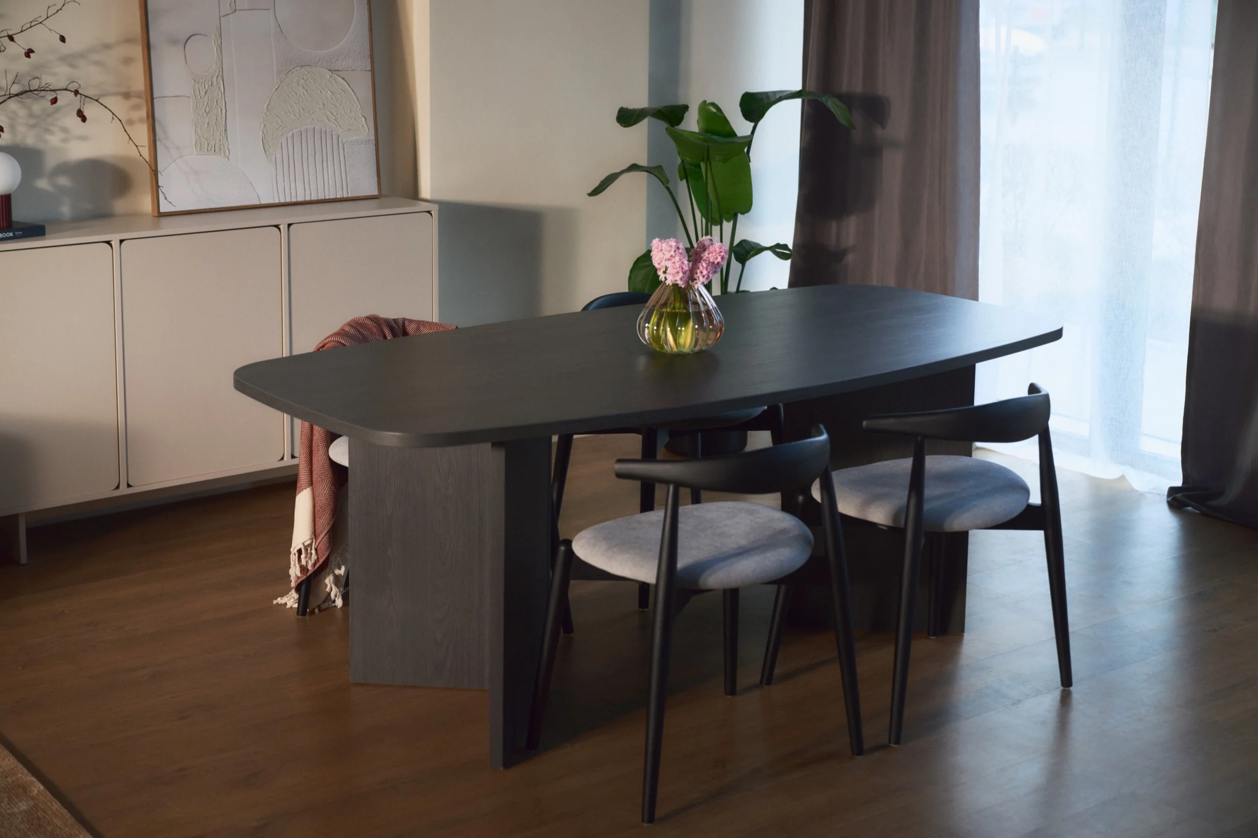 Stół do jadalni Piano 190 cm jesion prestige czarny - Image 6