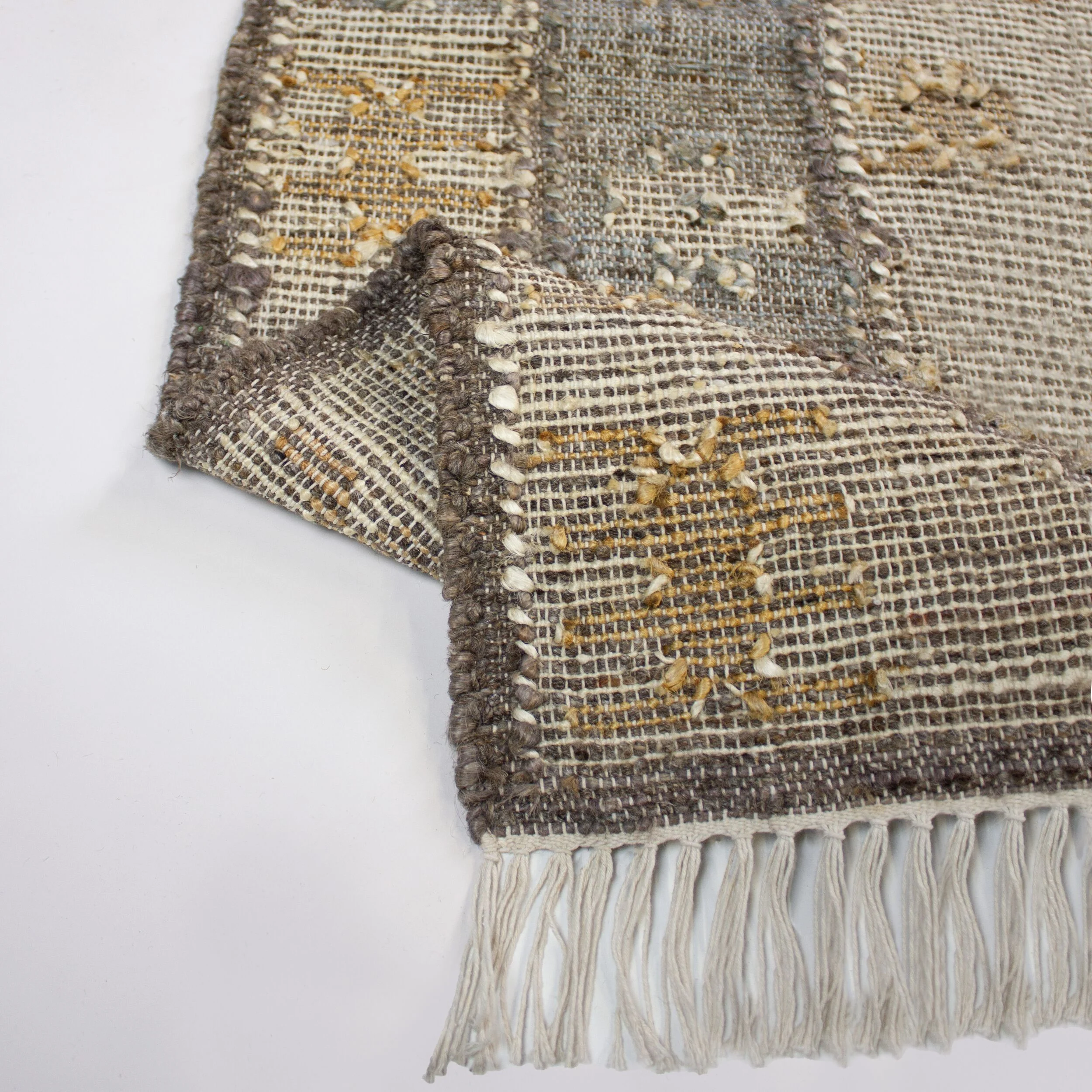 Dywan z wełną i jutą Avena Vintage 160x230 cm beżowy - Image 3