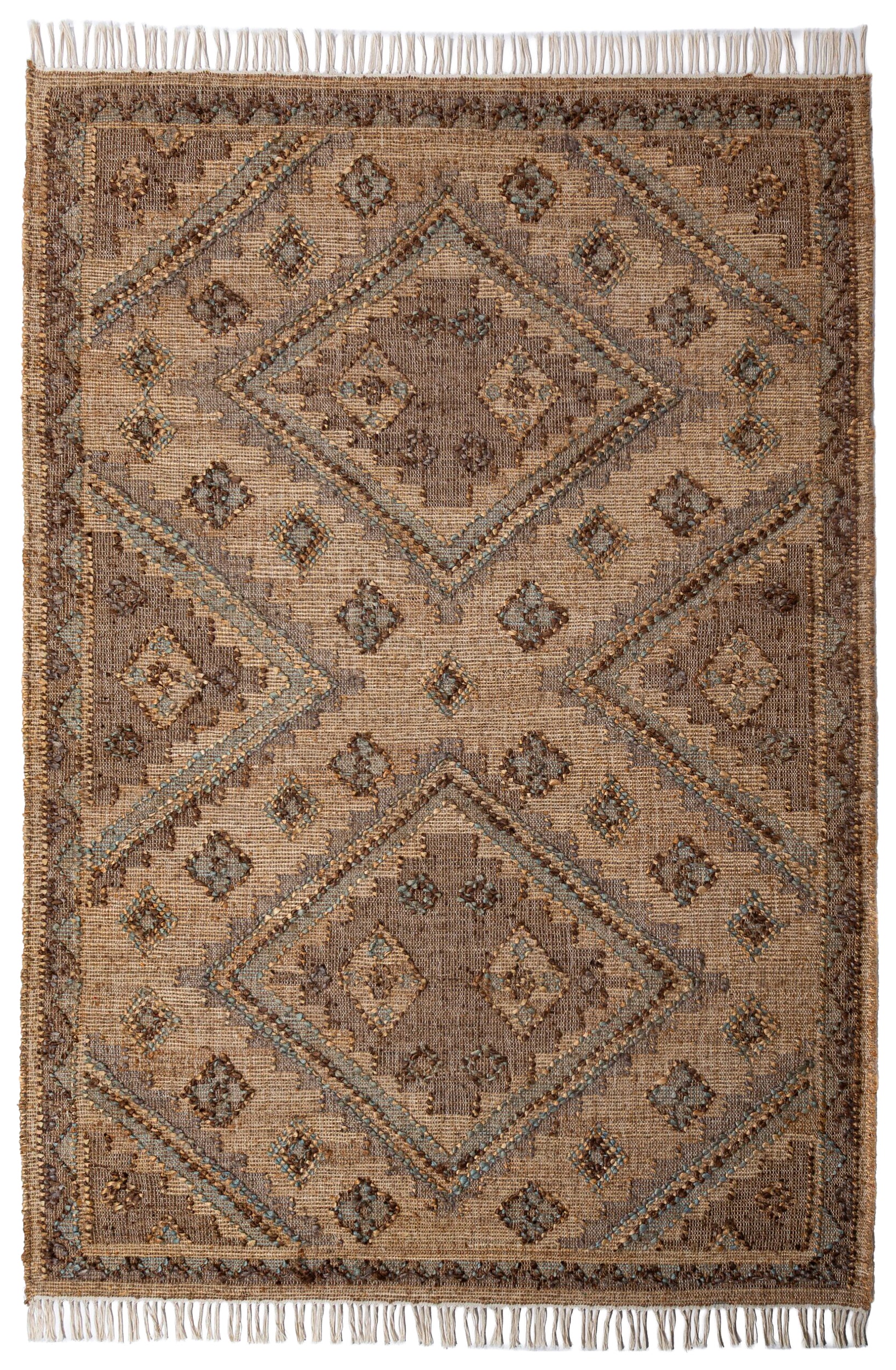 Dywan z wełną i jutą Orin Vintage 200x290 cm beżowy