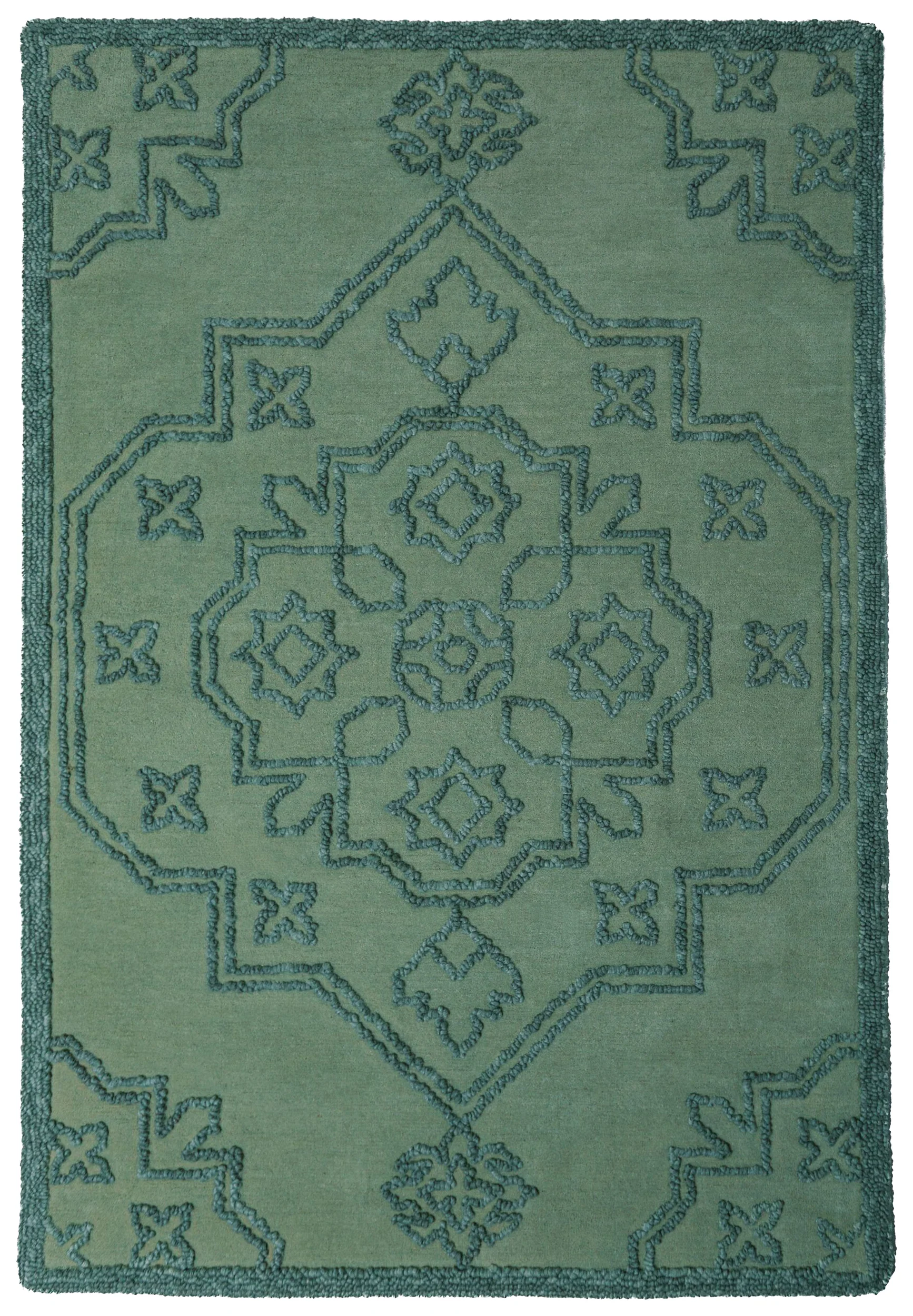 Dywan z wełną Sable Vintage 160x230 cm niebieski