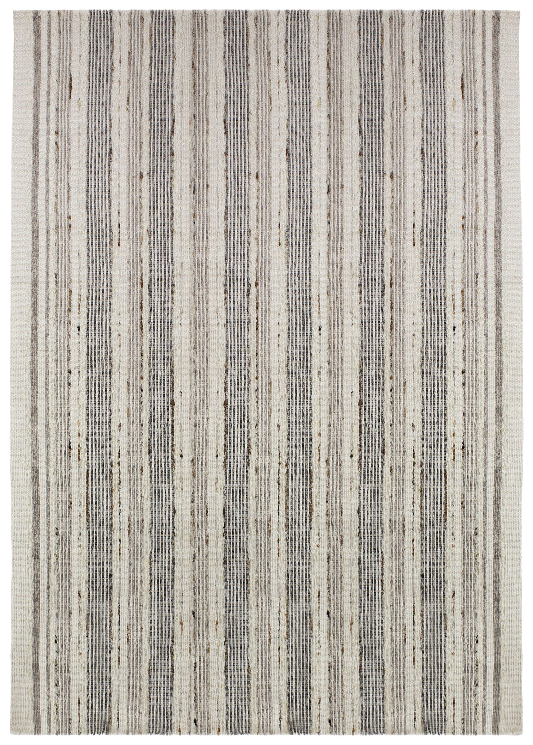 Dywan z wełną Veya Stripe 140x200 cm beżowy