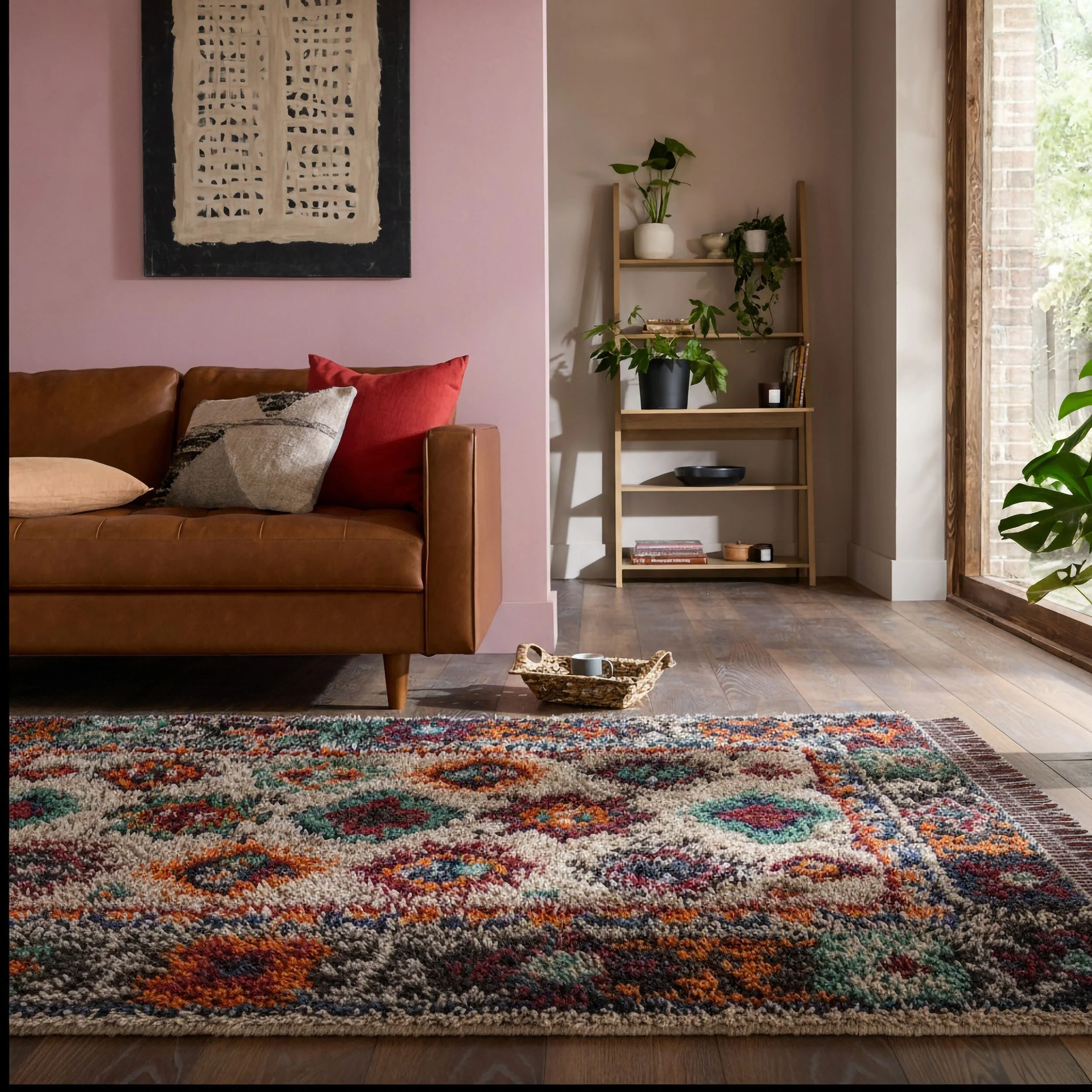 Dywan Lia Shaggy 160x230 cm wielokolorowy - Image 2