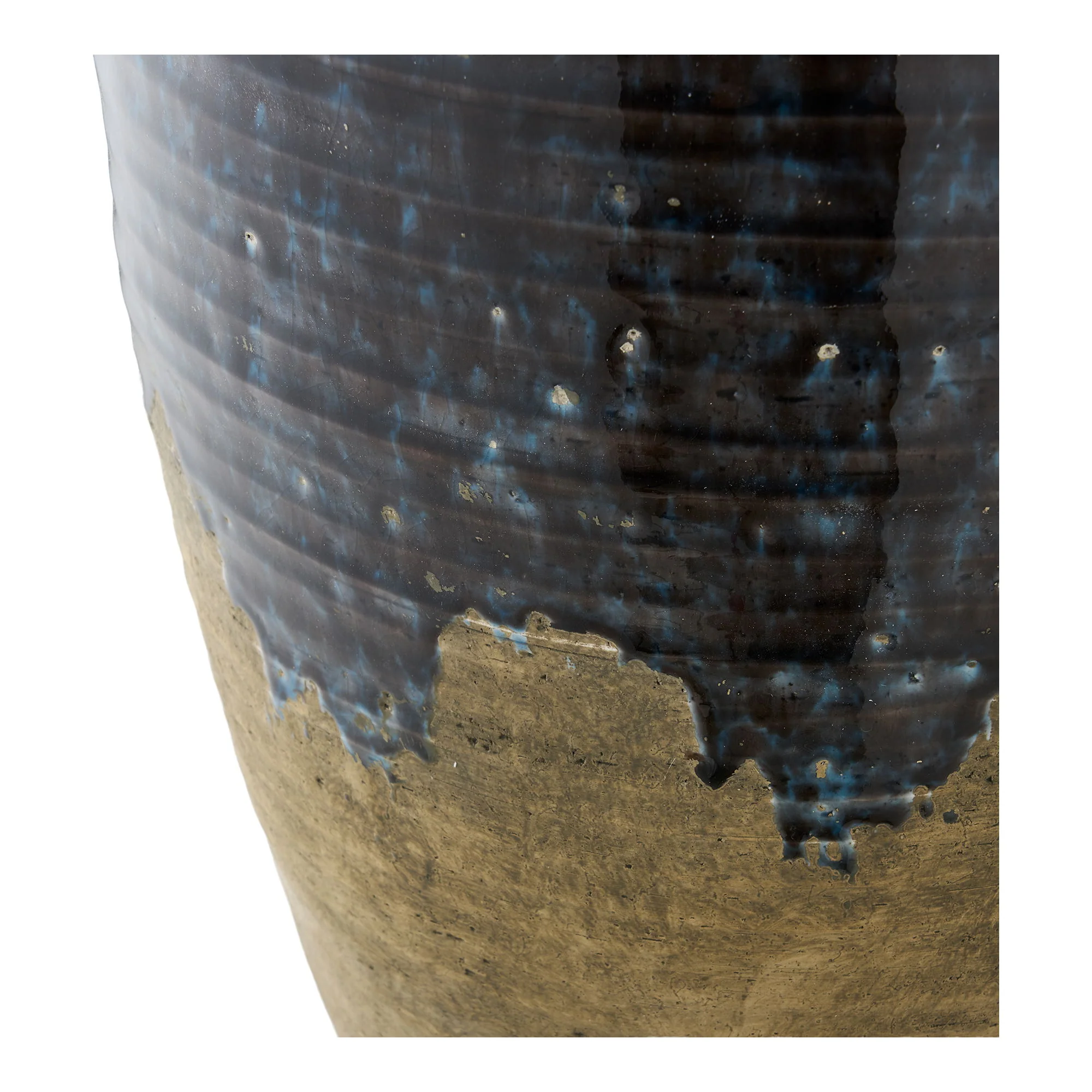 Wazon ceramiczny Uvesine ø27x44,5 cm ciemnoniebieski - Image 3