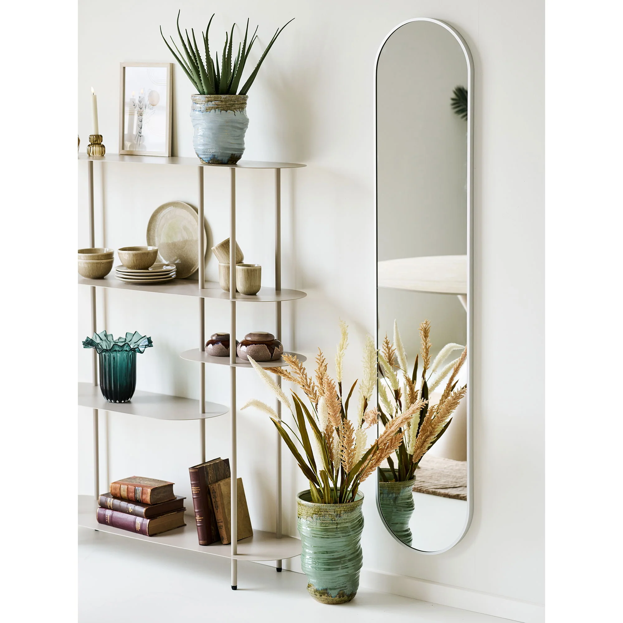 Wazon ceramiczny Uvesine ø22x34,5 cm zielony - Image 3