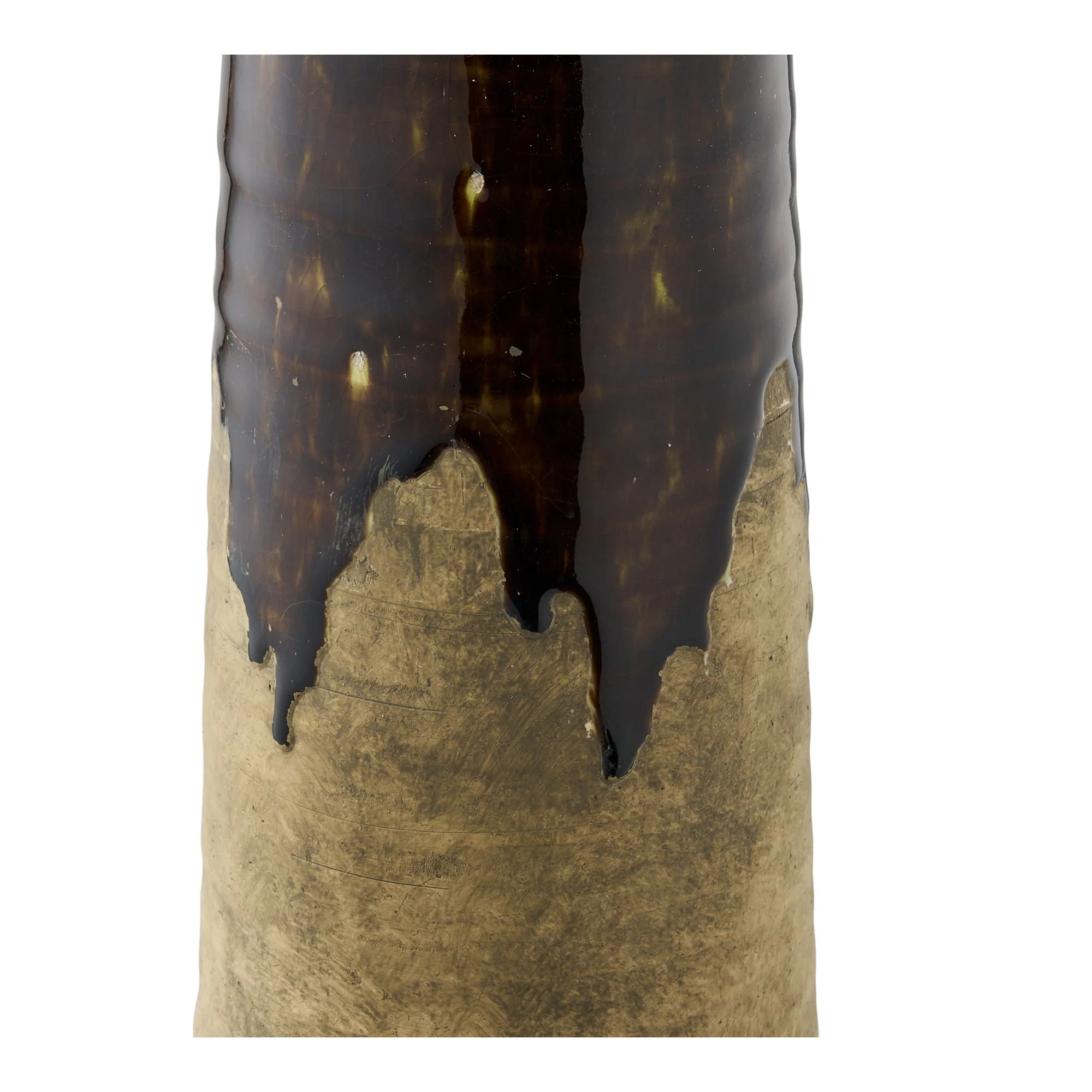 Wazon ceramiczny Koves ø12,5x48 cm brązowy - Image 2