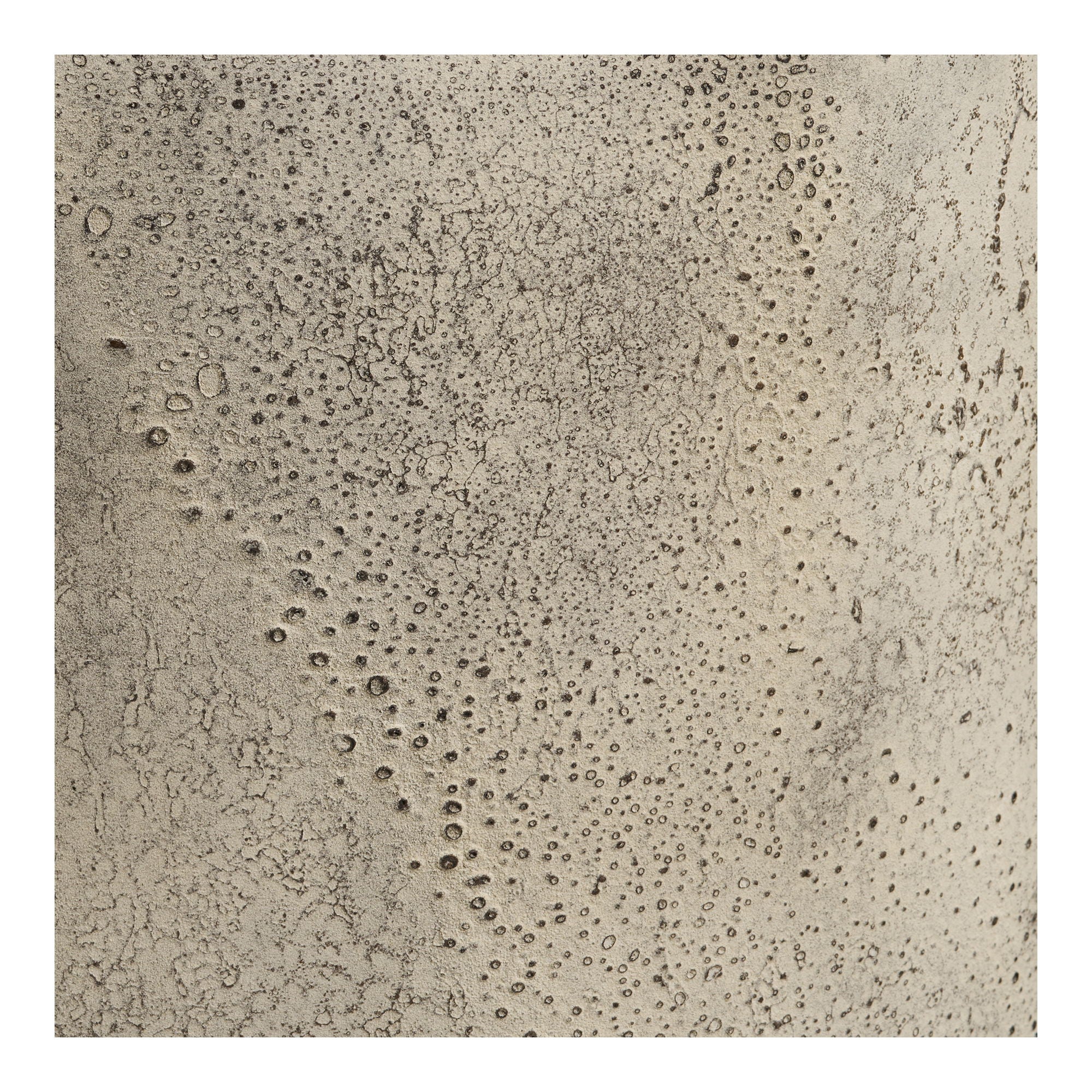 Doniczka dekoracyjna Hou ø24x60,5 cm metalowa beżowa - Image 3