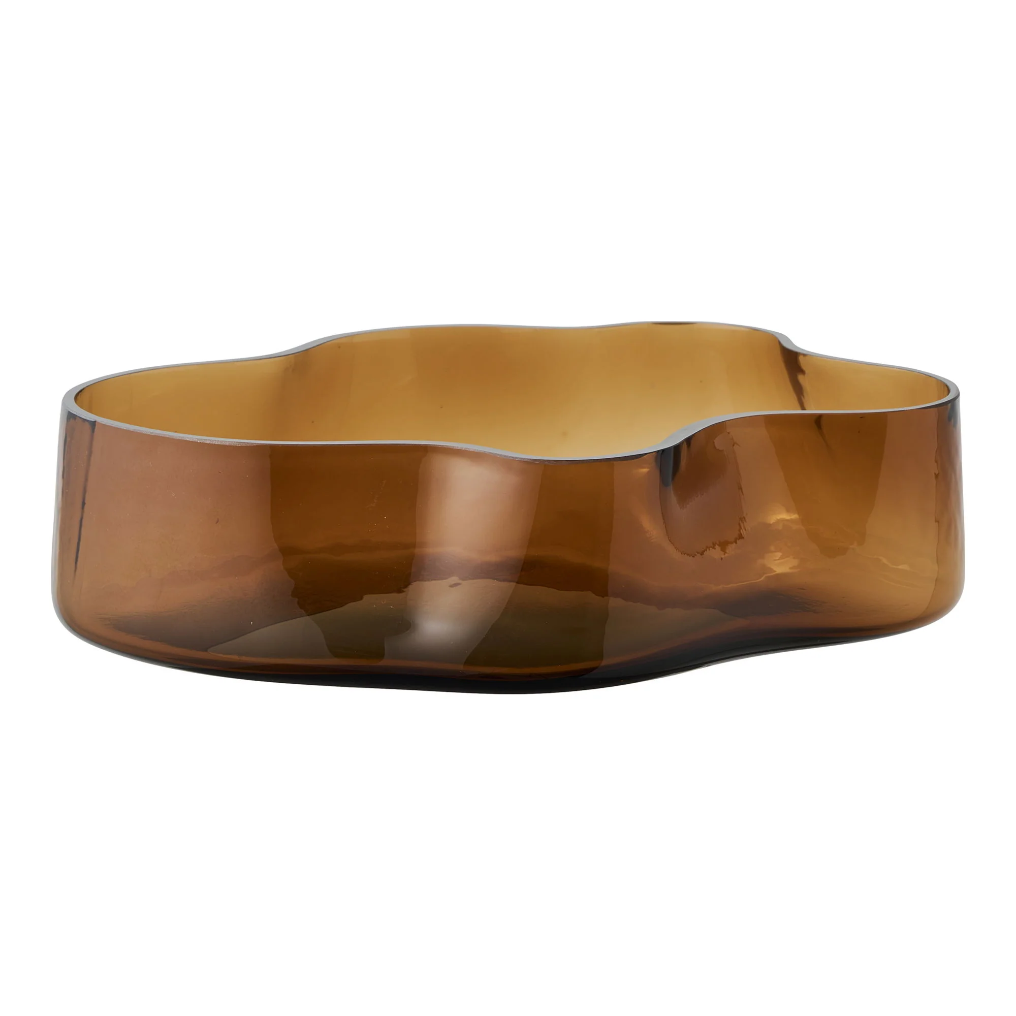 Taca szklana Smokys 29,5x24x7 cm przydymiony brąz - Image 2