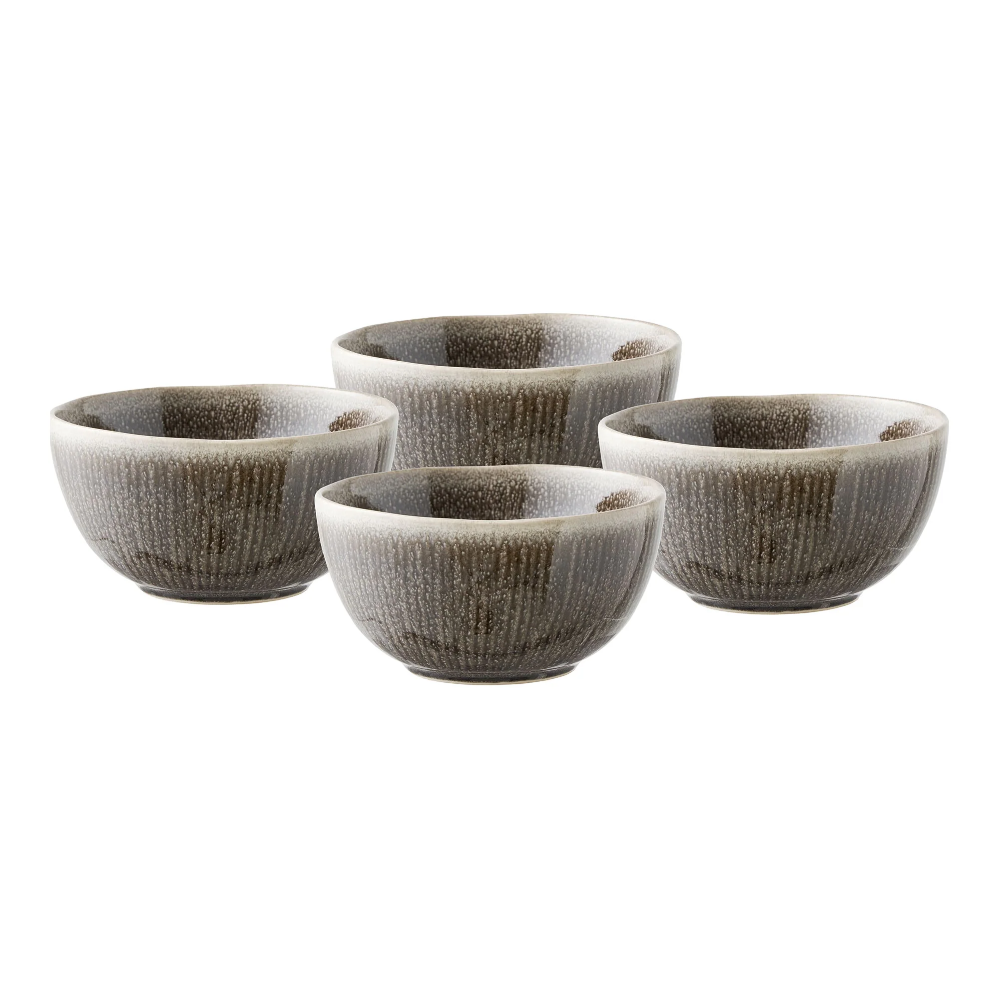 Zestaw 4 misek Viola ø14,5x7 cm ceramiczne szare - Image 3