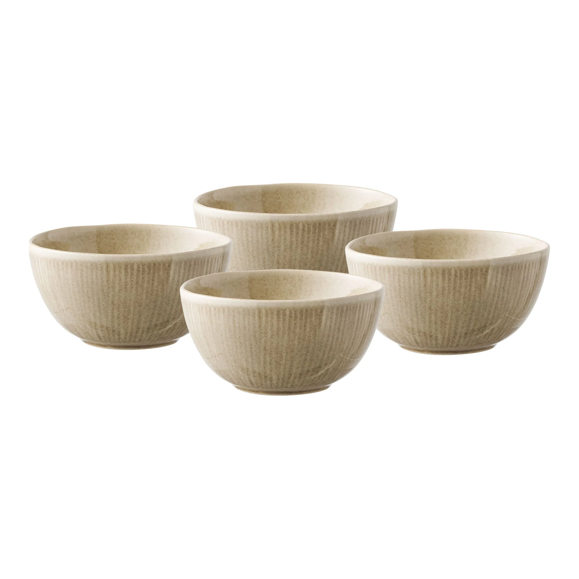 Zestaw 4 misek Viola ø14,5x7 cm ceramiczne beżowe - Image 2