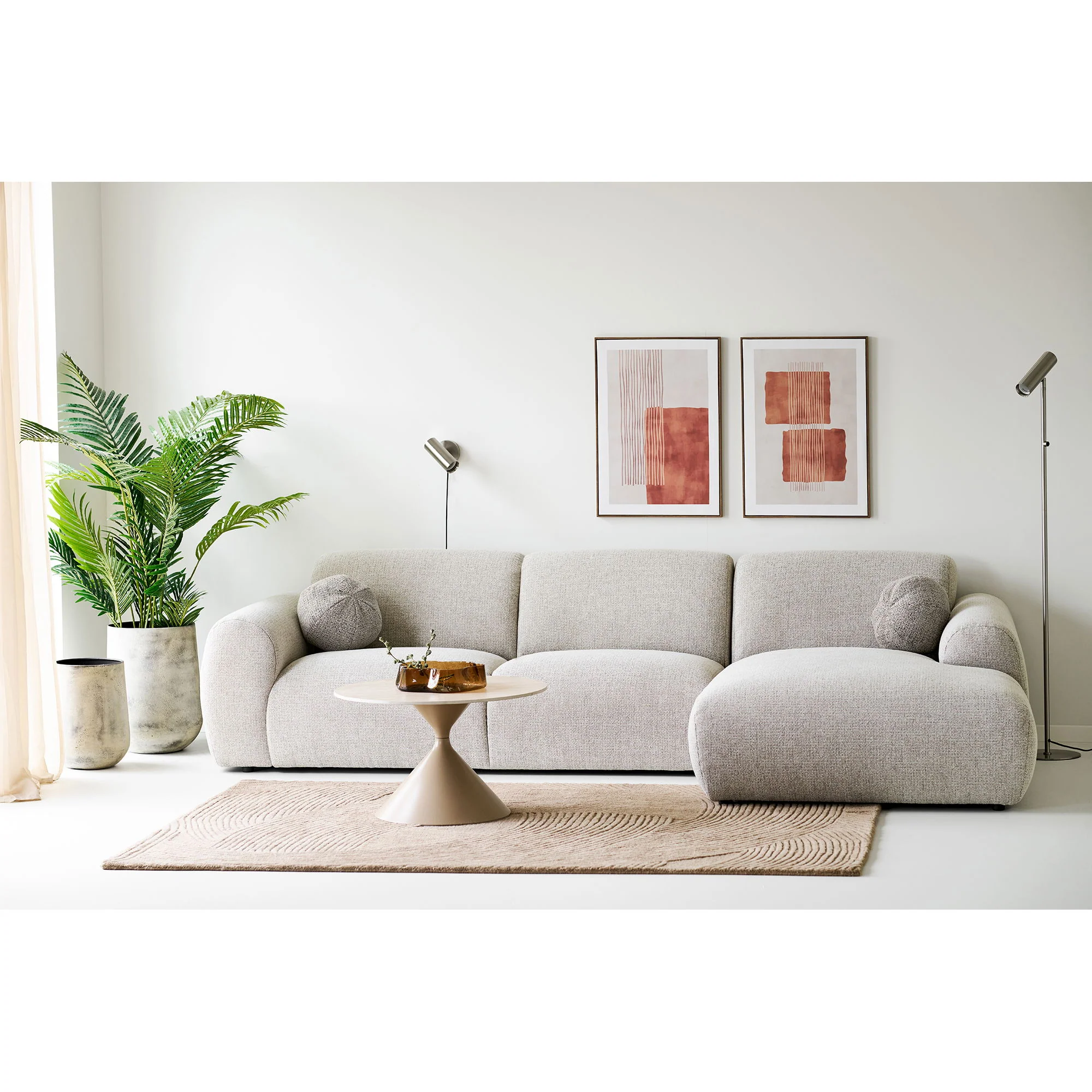 Obraz na płótnie Mina 70x50 cm No. 1 beżowo-brązowy - Image 3