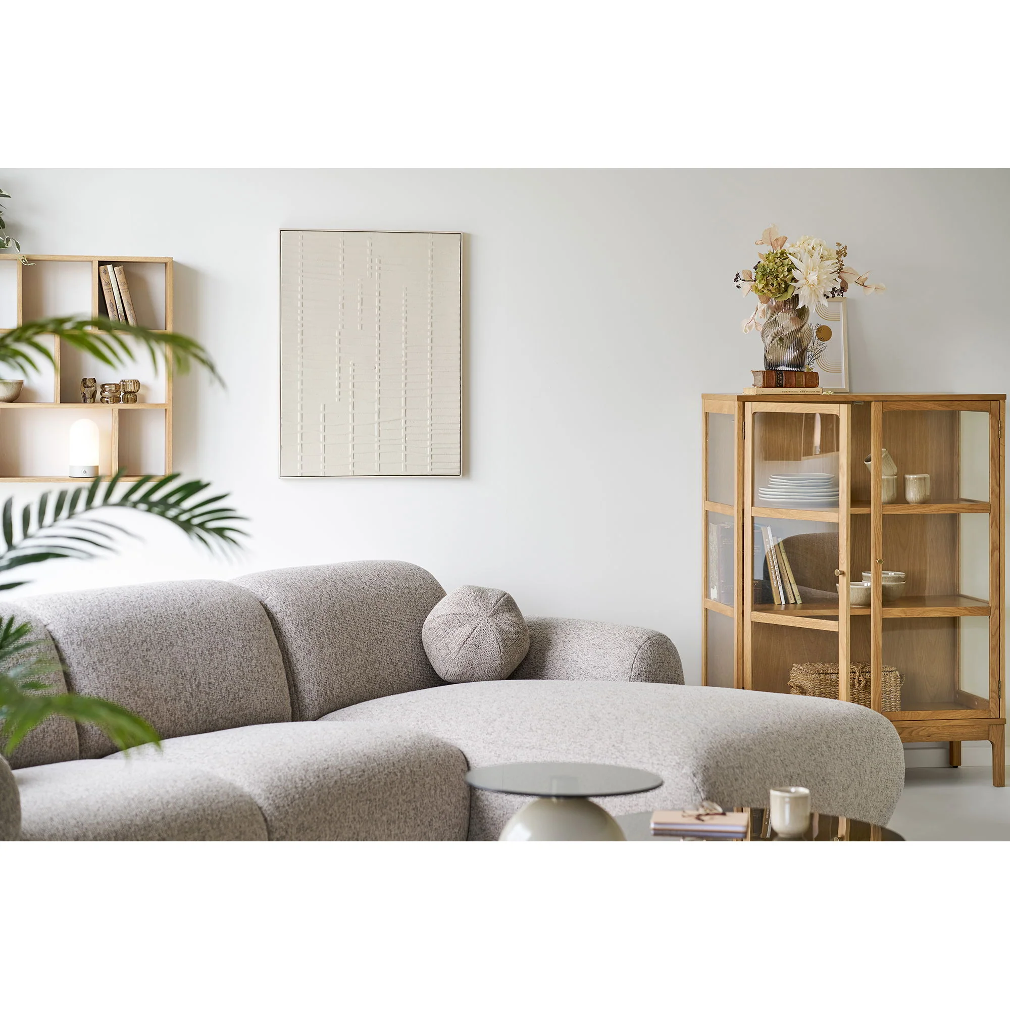 Dekoracja ścienna Ena 80x60 cm z efektem 3D beżowa - Image 6