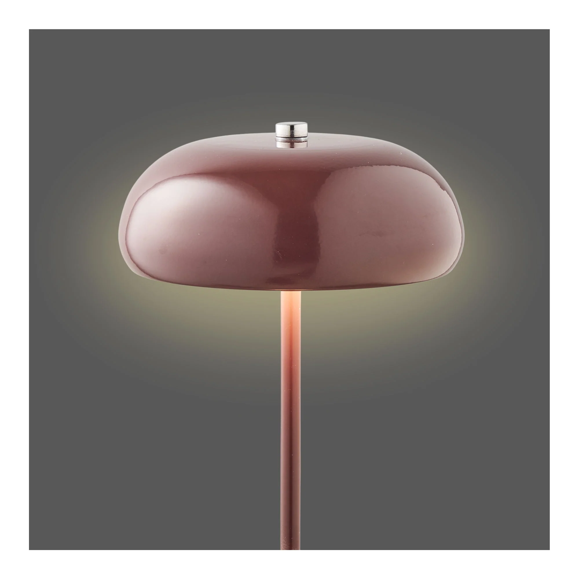 Lampa stołowa Margate ø13 cm akumulatorowa metalowa brązowa - Image 6