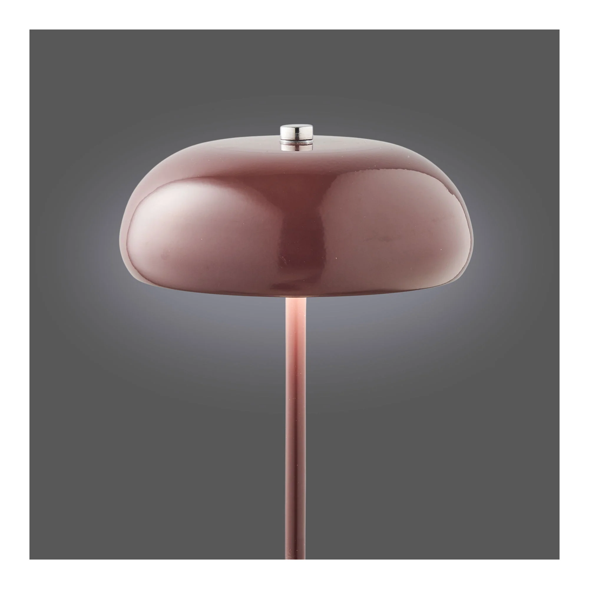 Lampa stołowa Margate ø13 cm akumulatorowa metalowa brązowa - Image 7