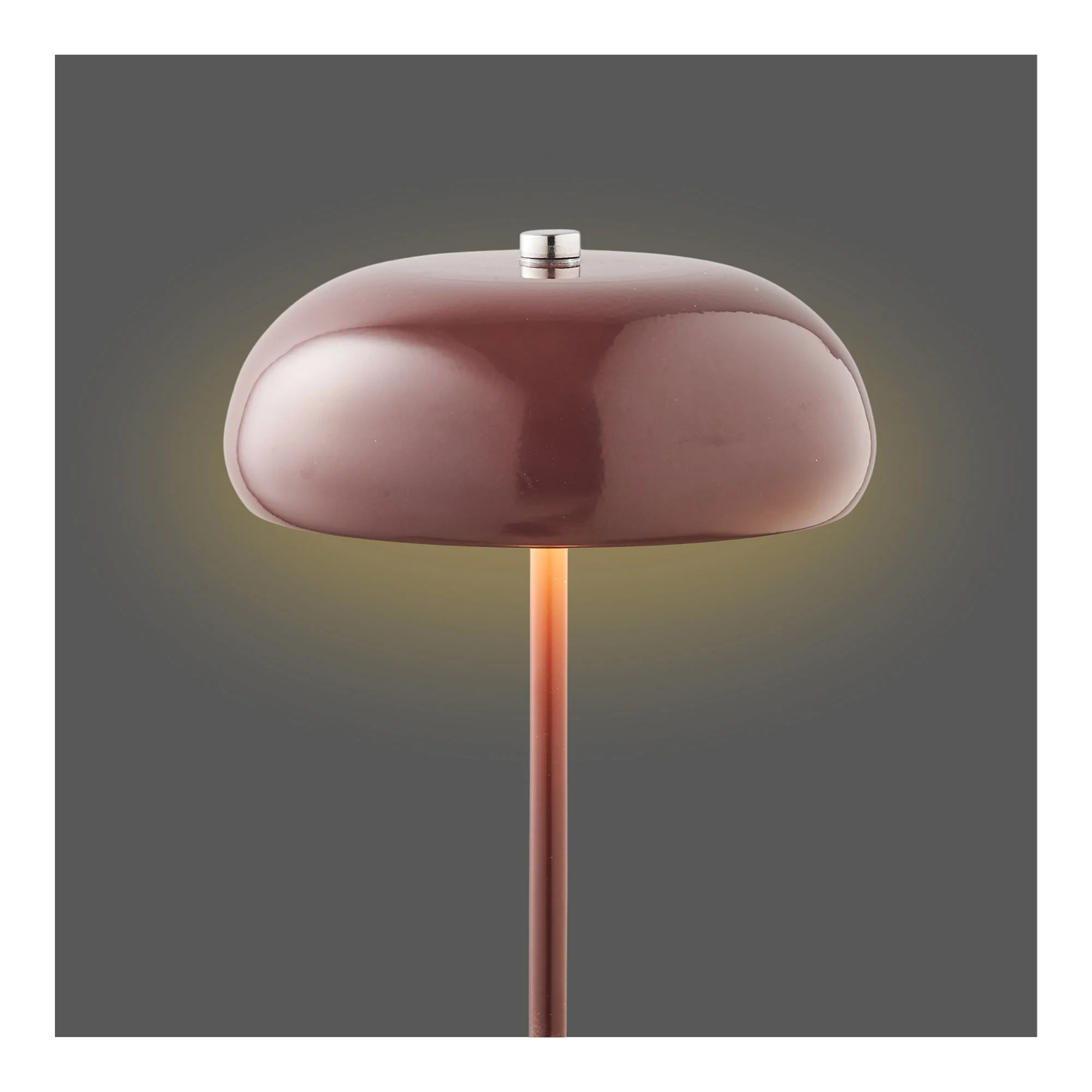 Lampa stołowa Margate ø13 cm akumulatorowa metalowa brązowa - Image 8